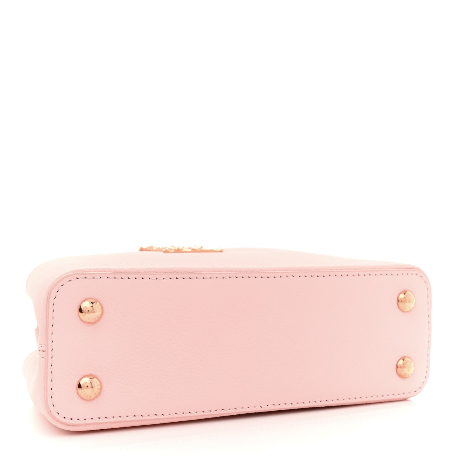 Louis Vuitton Taurillon Capucines East West Mini Rose Jasmin 4 of 11