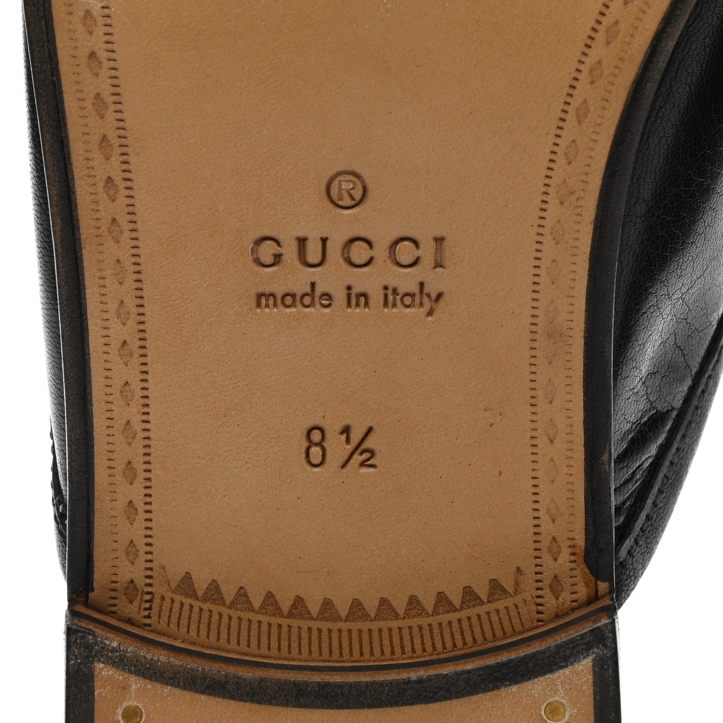 Goatskin Mens Horsebit Slippers 8.5 Black