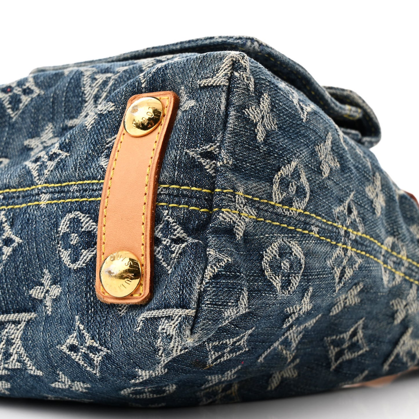 Monogram Denim Baggy PM Blue