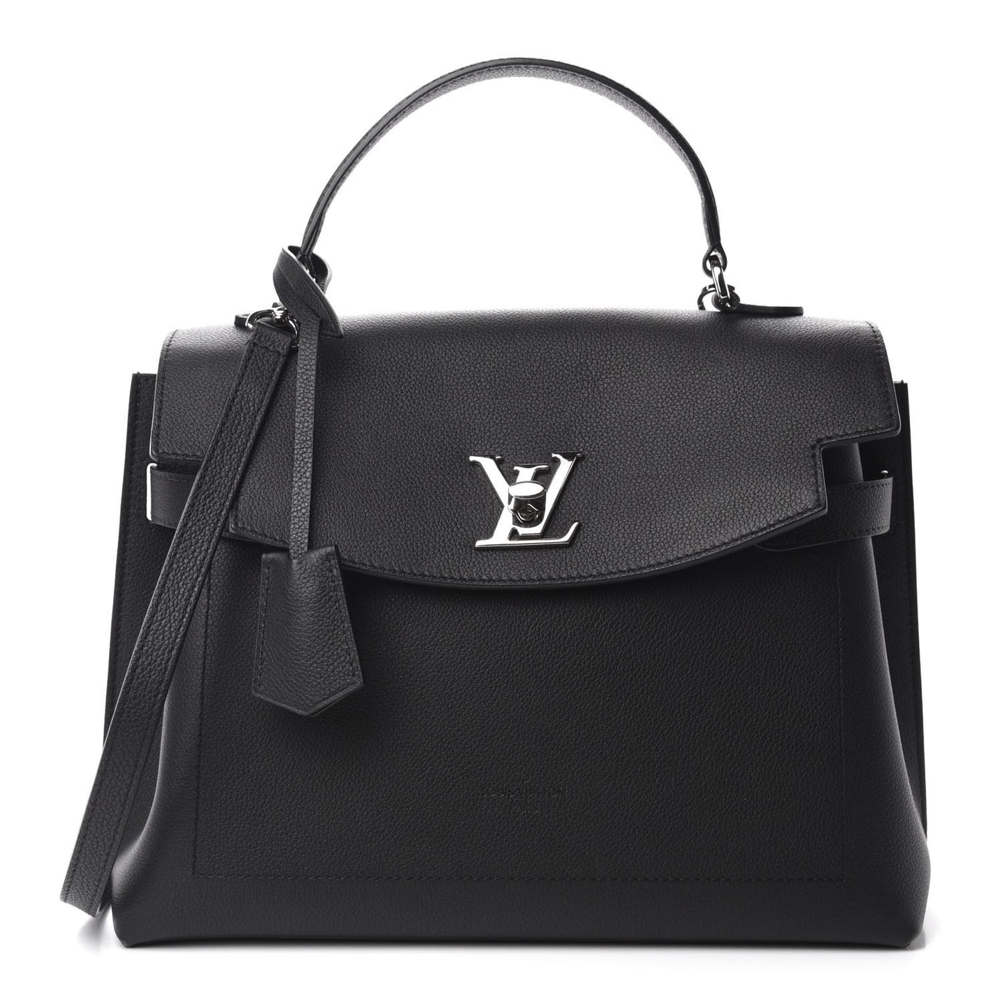 Soft Calfskin Lockme Ever Black
