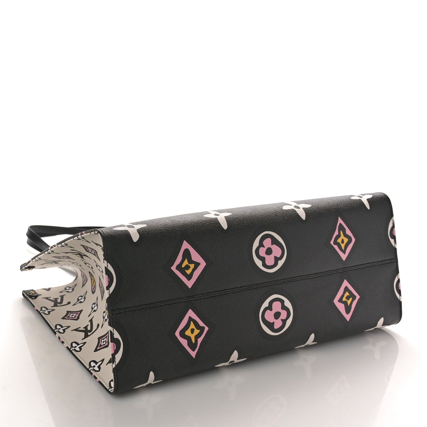 Monogram Giant Wild At Heart Onthego GM Black
