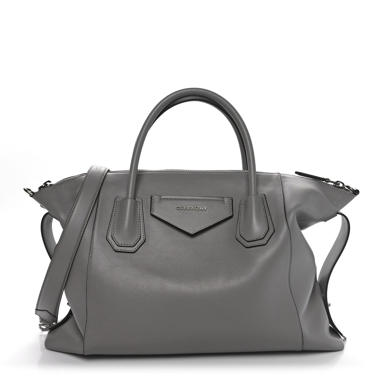 Givenchy Soft Calfskin Medium Soft Antigona Pearl Grey 1 of 10