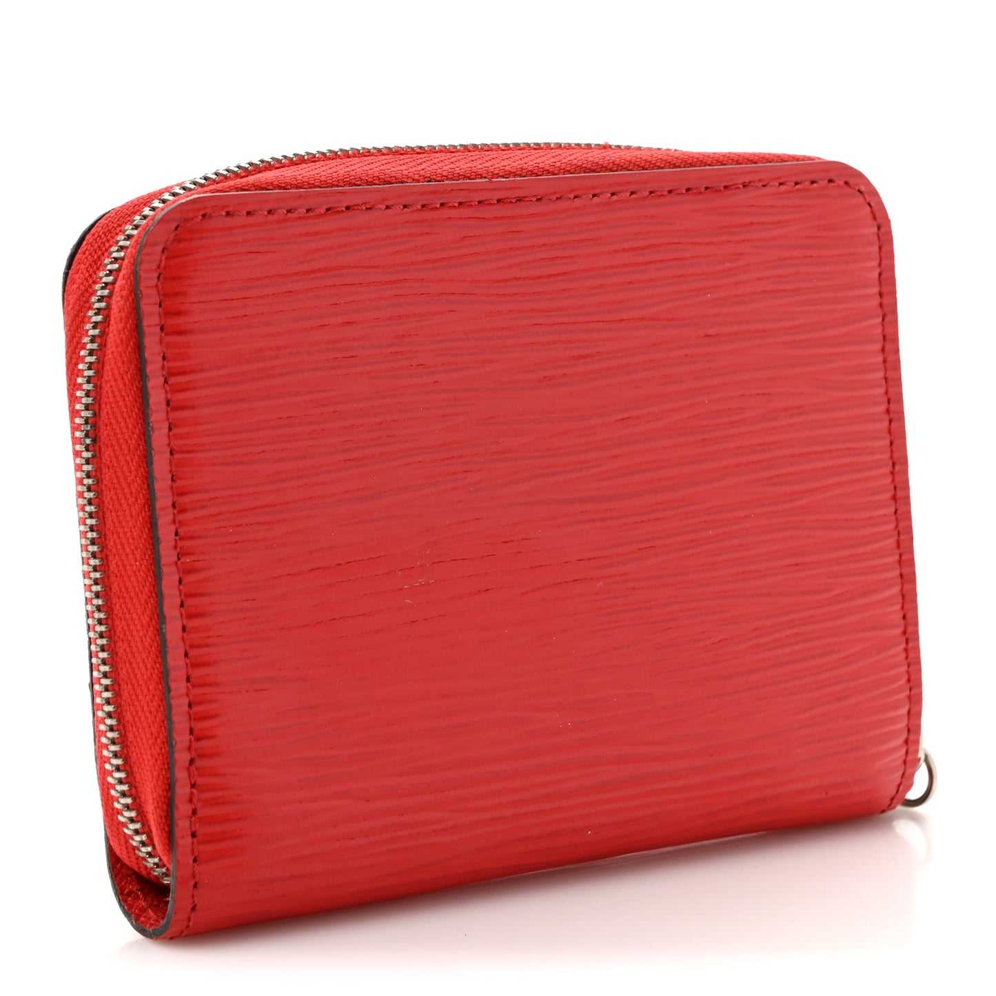 Epi Zippy Coin Purse Coquelicot