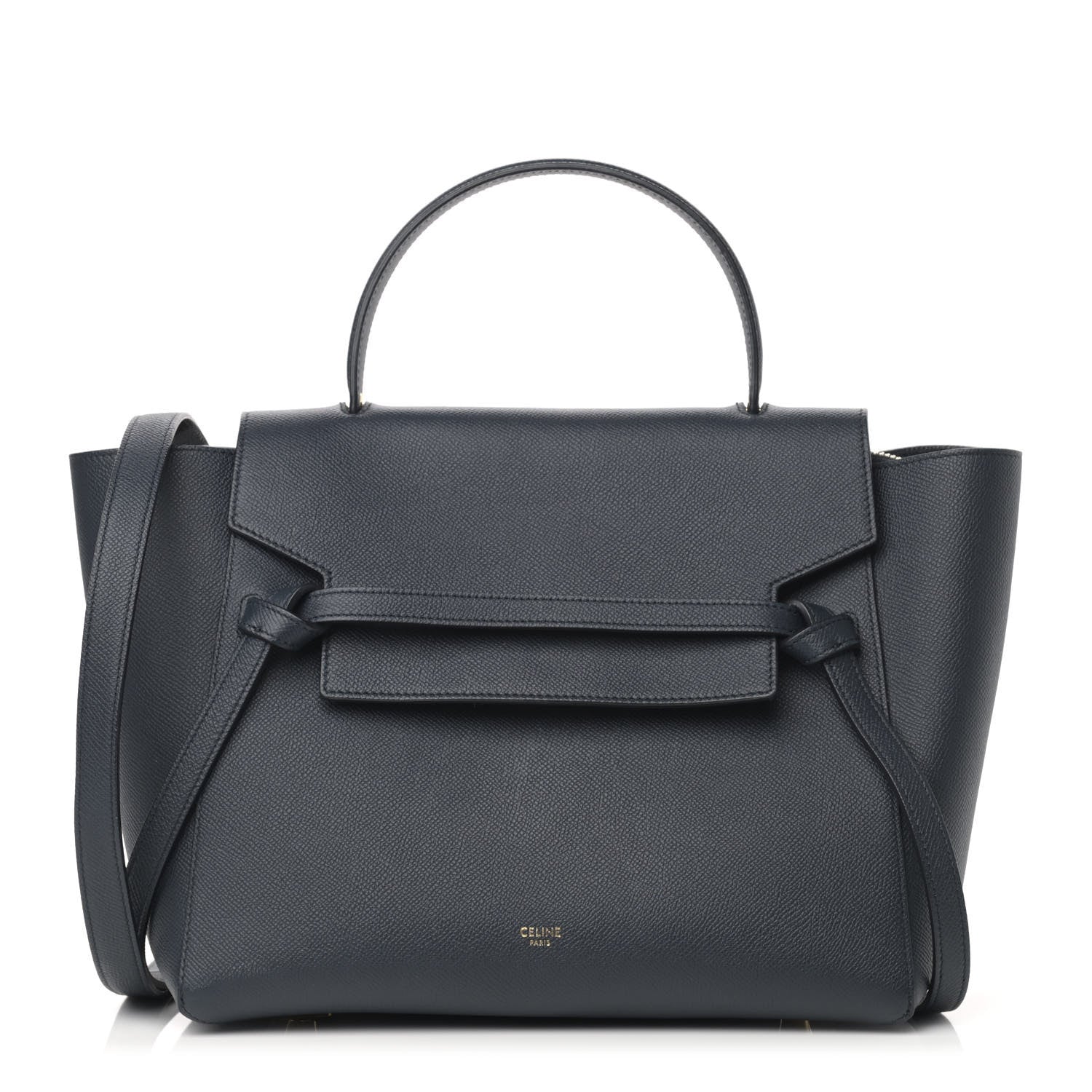 Celine Grained Calfskin Mini Belt Bag Grey 1 of 17