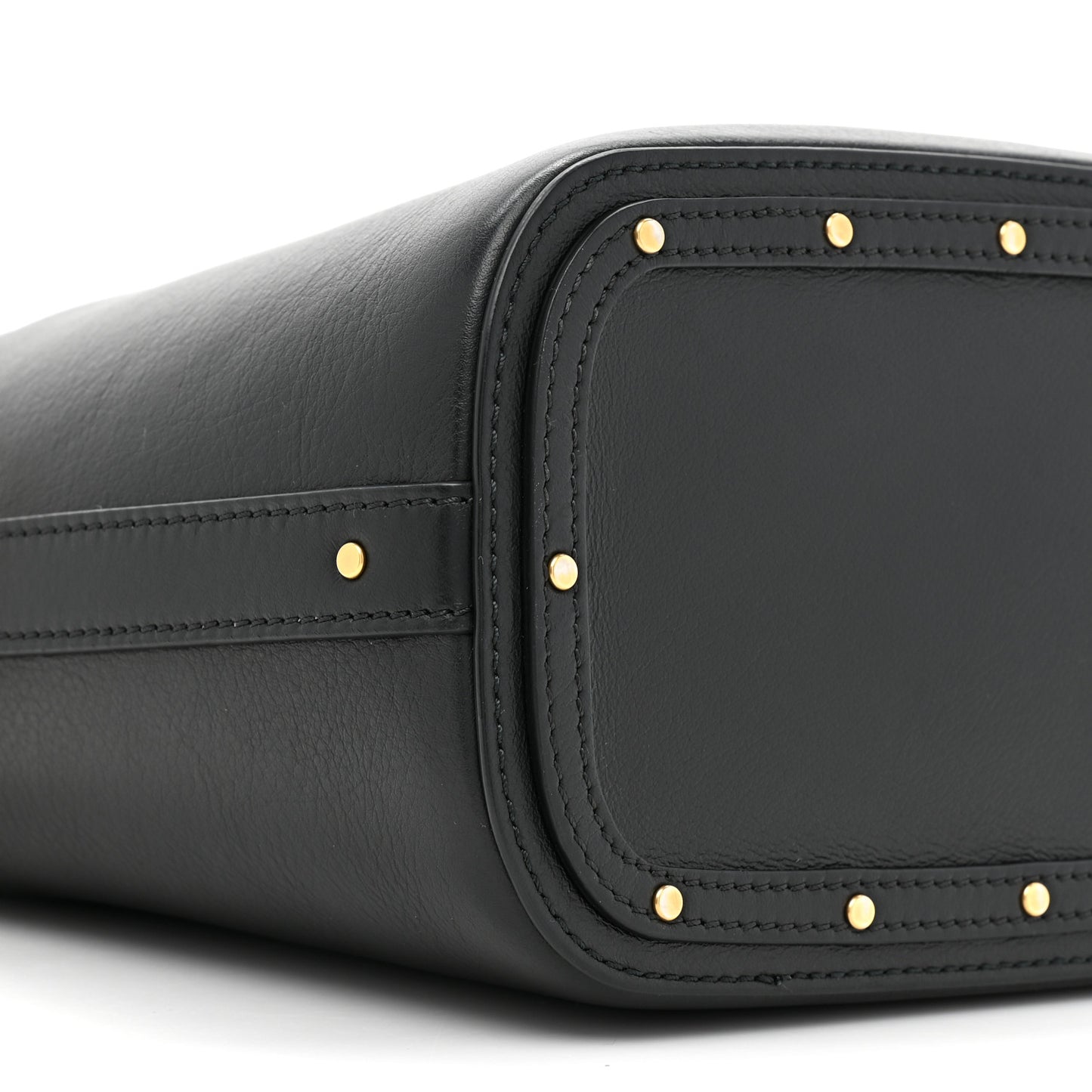 Smooth Calfskin Small Roy Bucket Bag Black