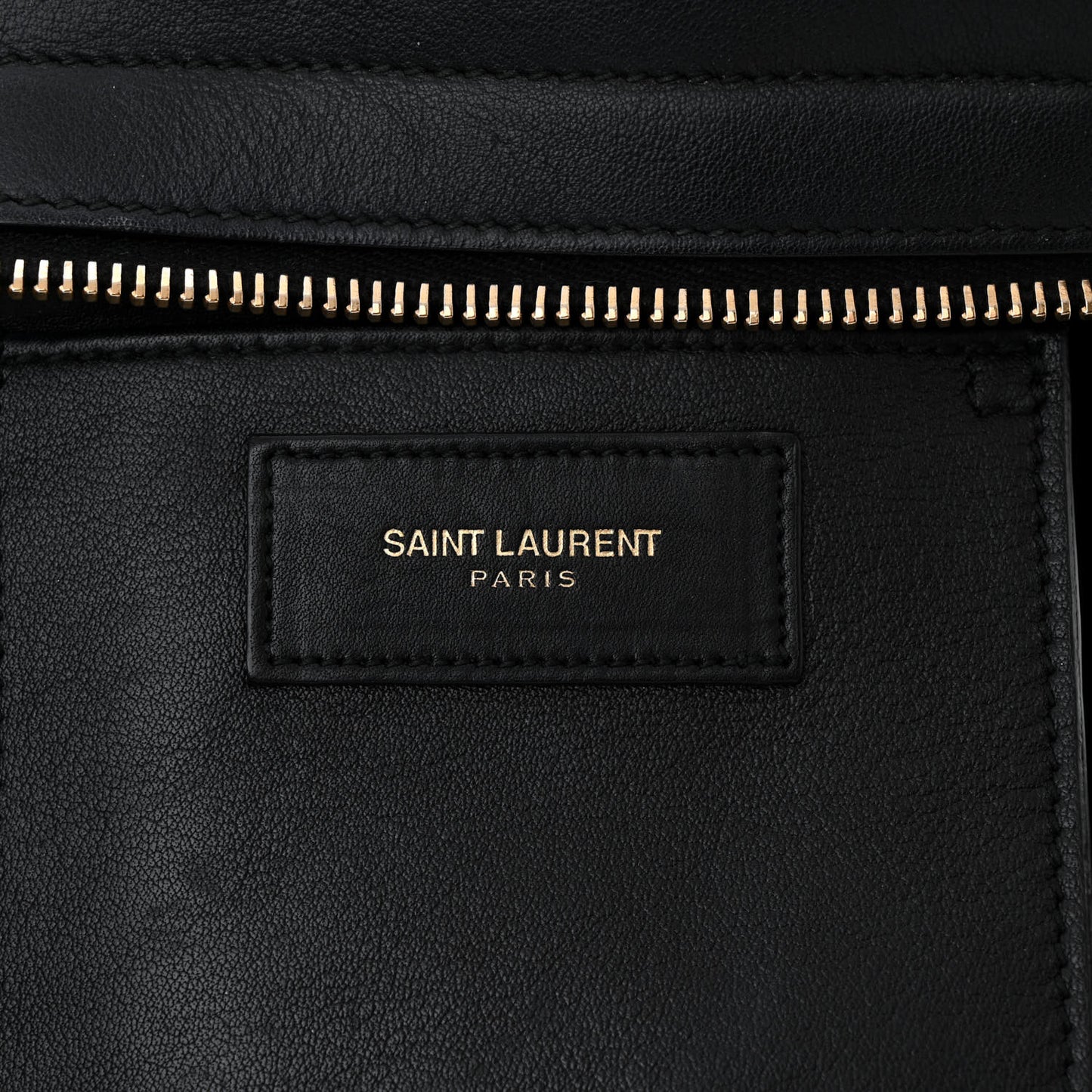 Calfskin Small Classic Y Cabas Black