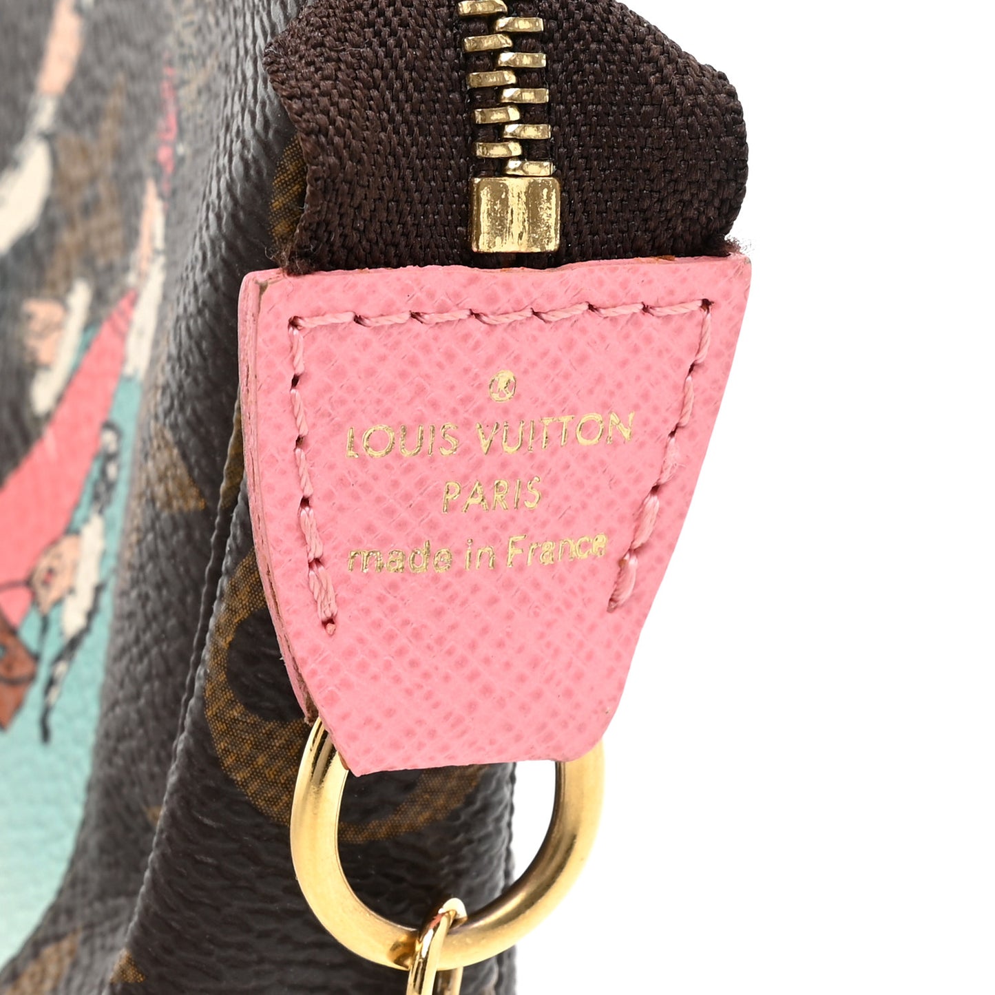 Monogram Illustre Mini Pochette Accessories Rose