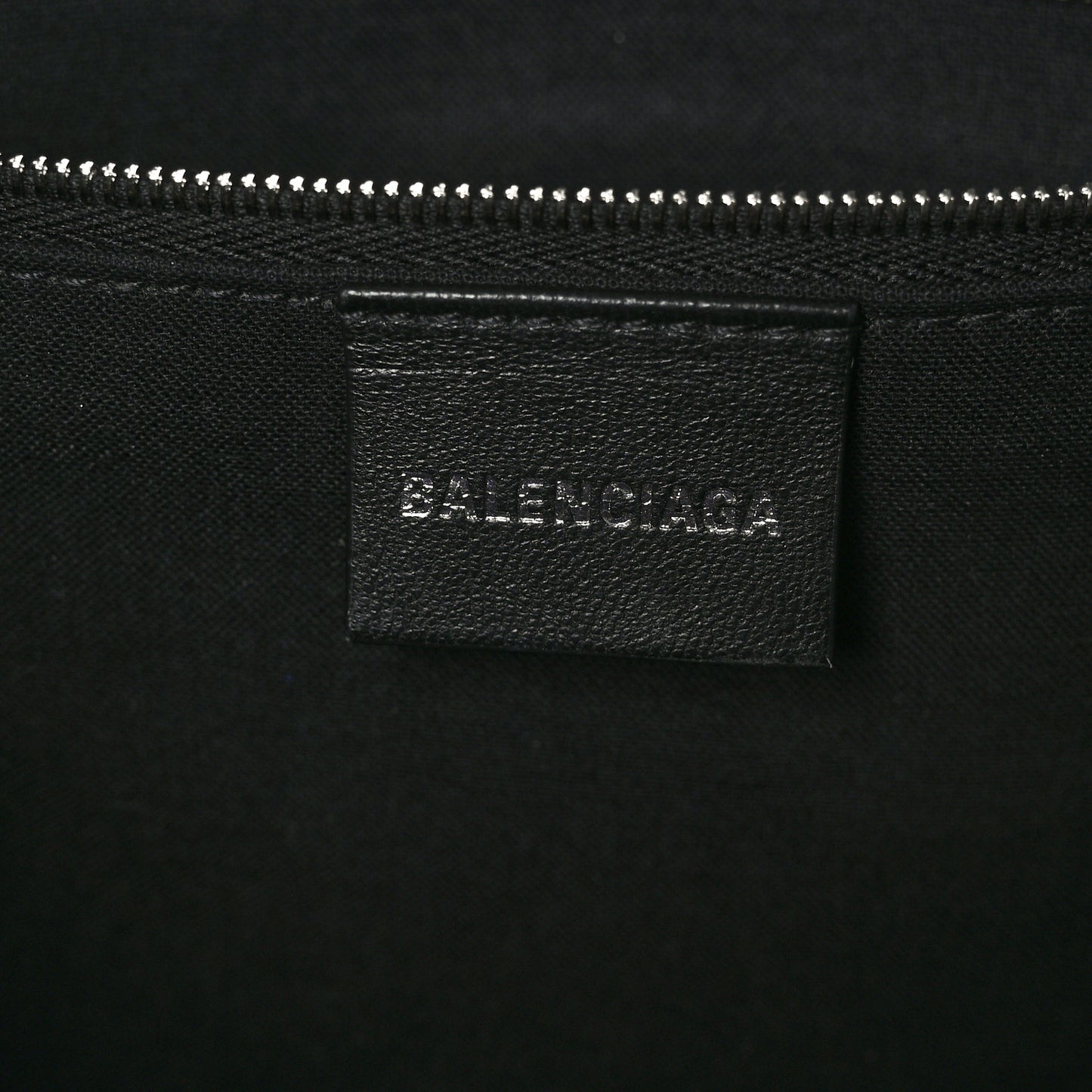 Coated Canvas BB Monogram Medium Signature East West Shopper Bag Black Grey