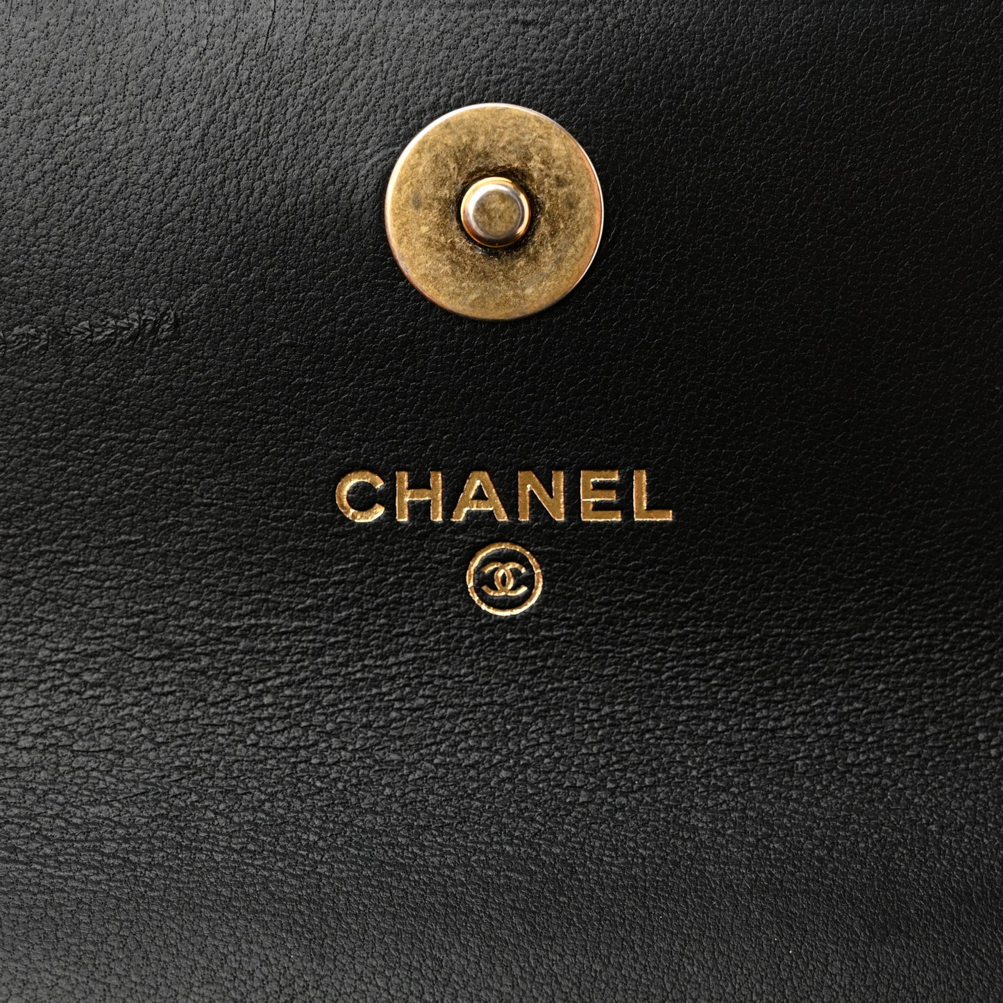 Lambskin Quilted Chain Top Handle Clutch With Chain Black