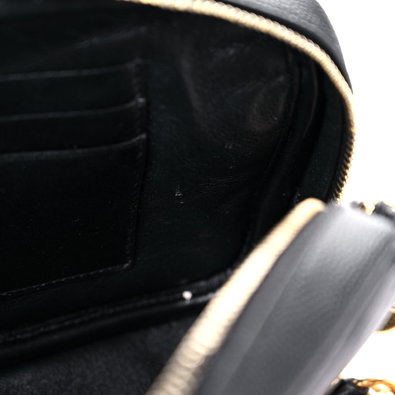 Saint Laurent Grain De Poudre Matelasse Monogram Mini Lou Camera Bag Black 8 of 12
