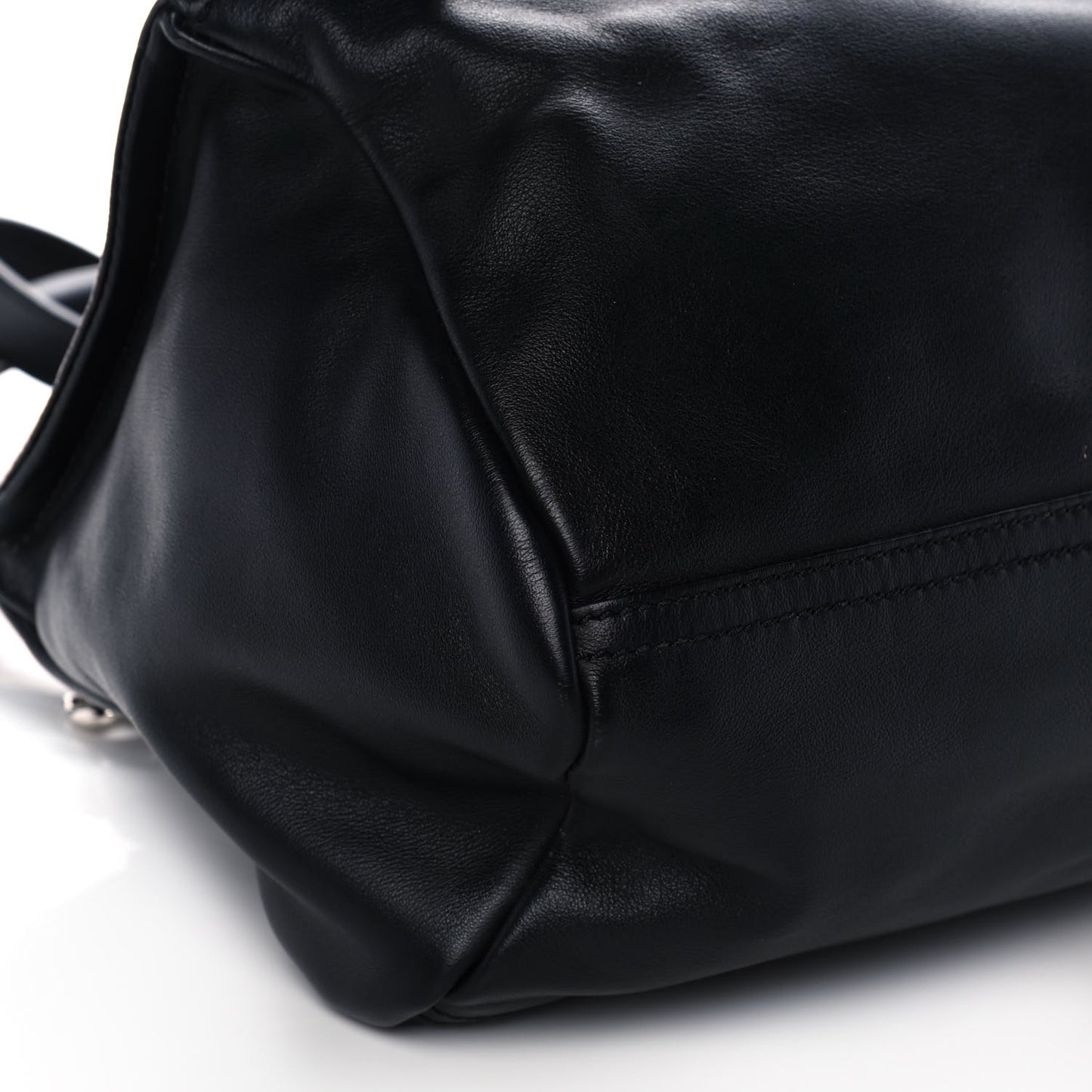 Calfskin Small Studded Star Pandora Black