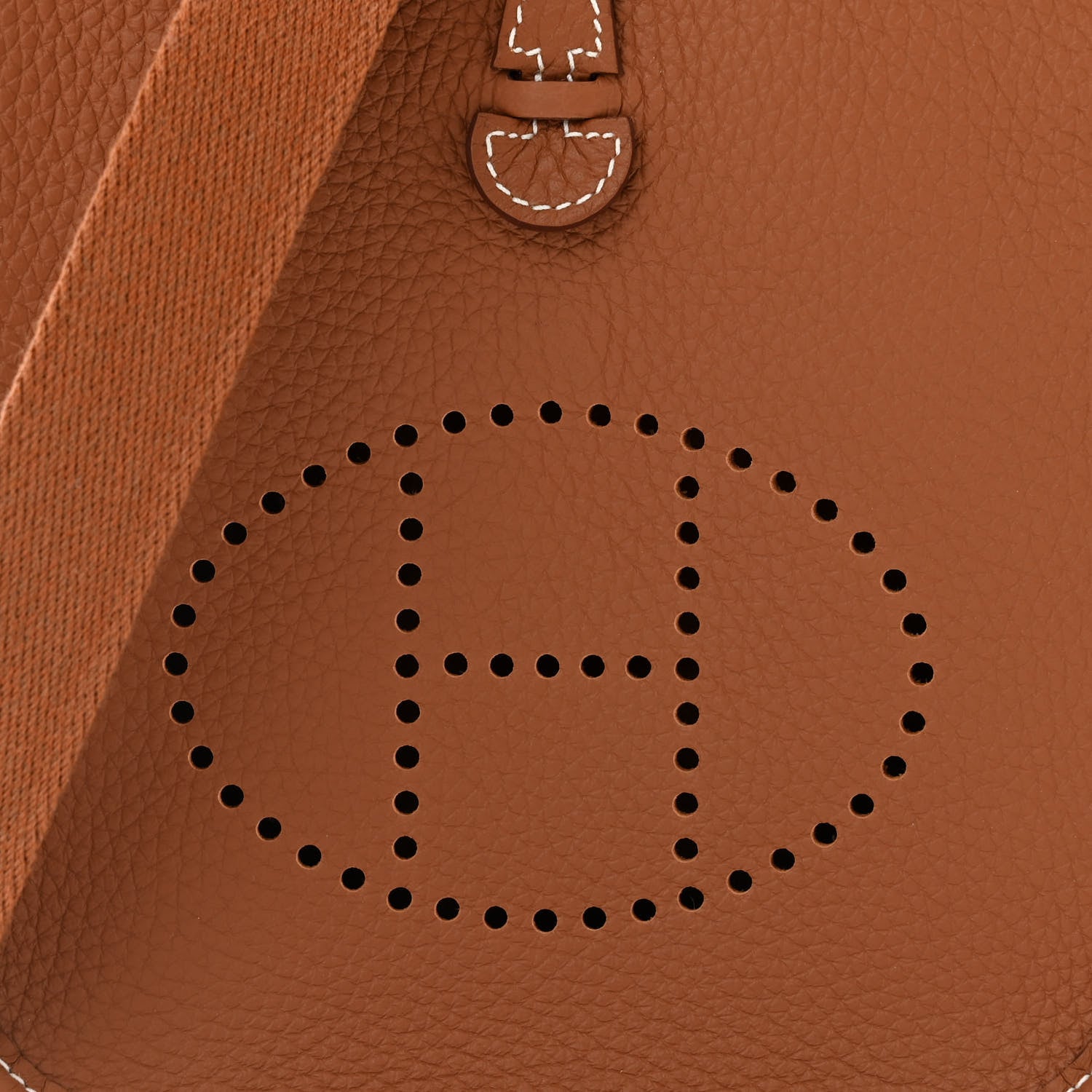 Hermes Taurillon Clemence Evelyne TPM Gold 8 of 11