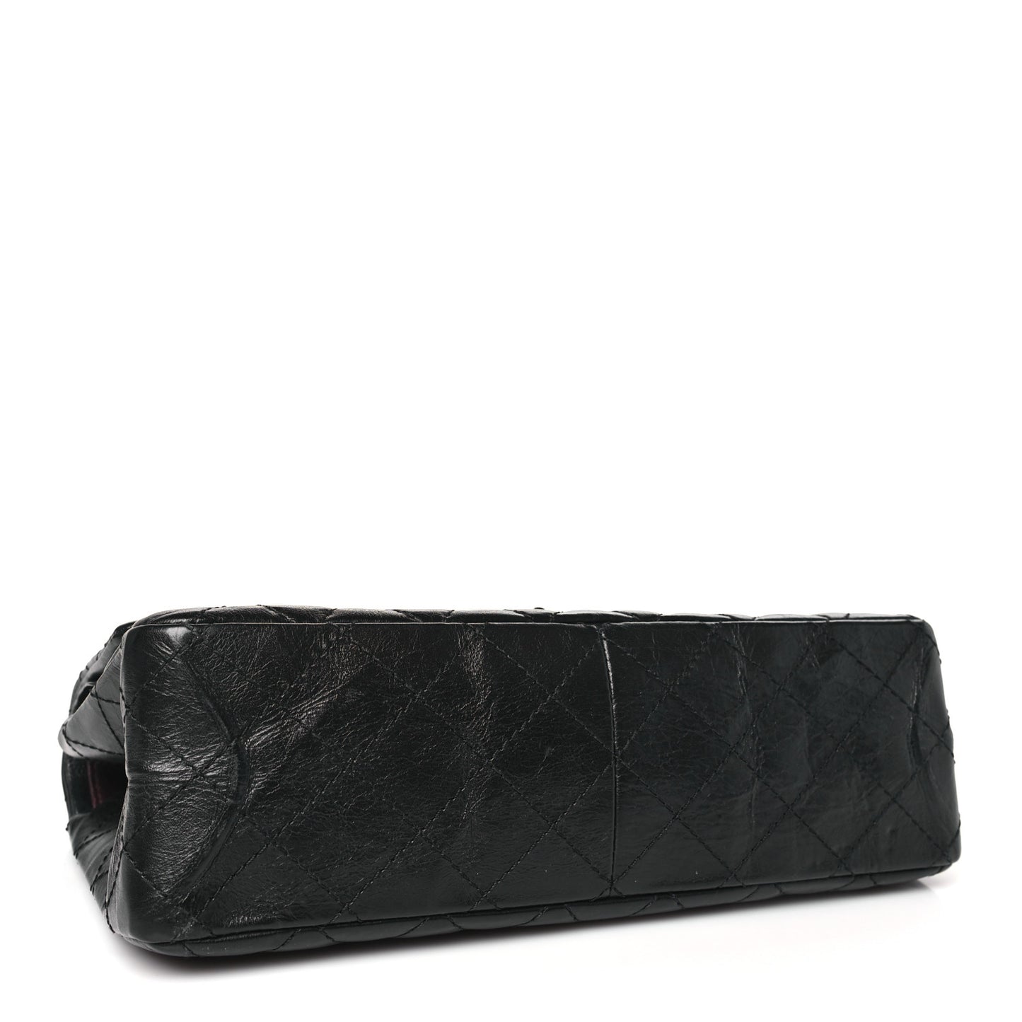 Aged Calfskin Quilted 2.55 Reissue 226 Flap Black