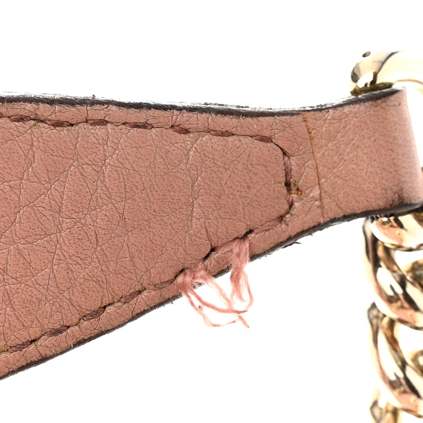 Pebbled Calfskin Medium Soho Chain Shoulder Bag Dark Cipria