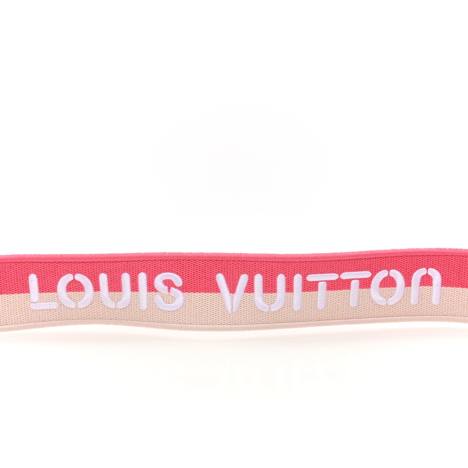 Louis Vuitton Jacquard Logo Shoulder Strap Pink 3 of 4