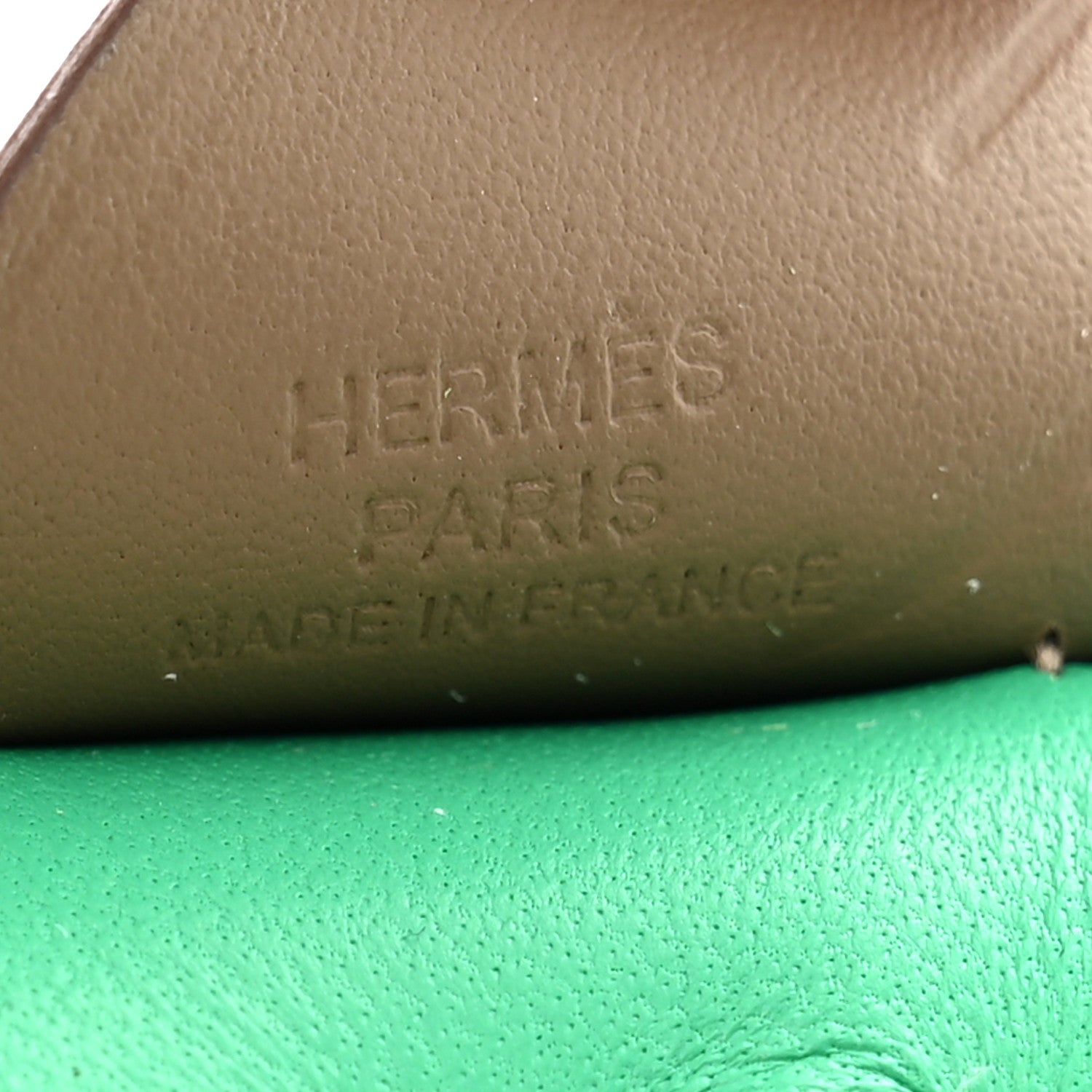 Hermes Milo Lambskin Grigri Rodeo Pegase Horse Bag Charm PM Menthe Vert Fizz Etoupe 3 of 5