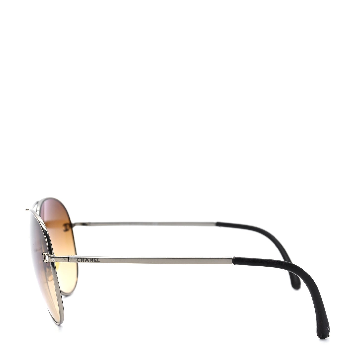 Metal Polarized Aviator CC Sunglasses 4189-T-Q Brown