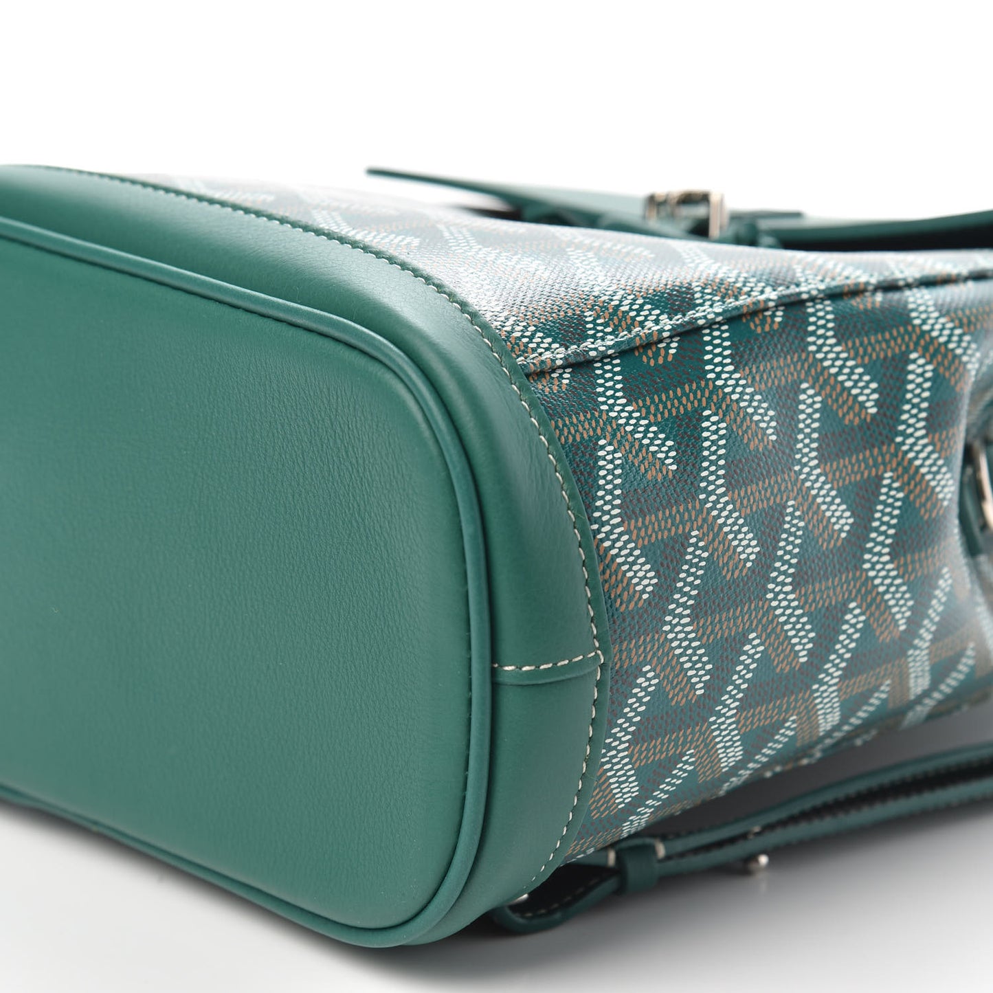 Goyardine Calfskin Mini Alpin Backpack Green
