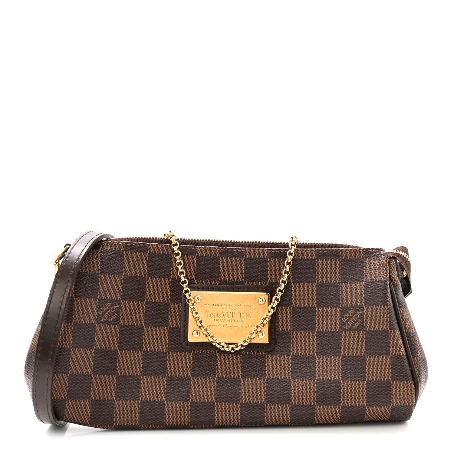 Louis Vuitton Damier Ebene Eva Clutch 1863795 – FASHIONPHILE