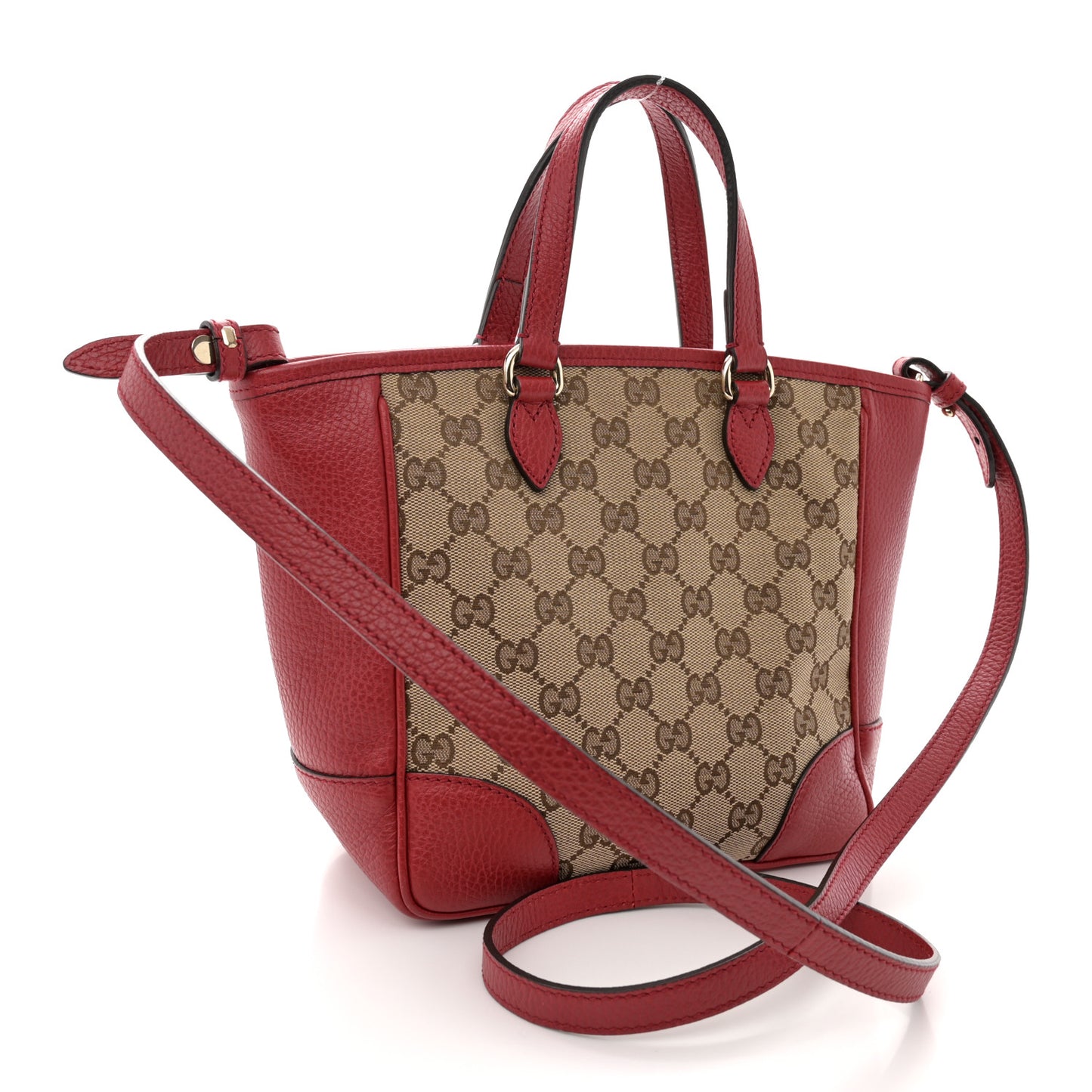 Monogram Small Bree Tote Red