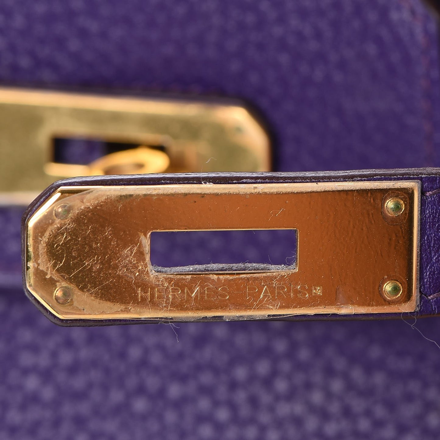 Taurillon Clemence Birkin 30 Iris