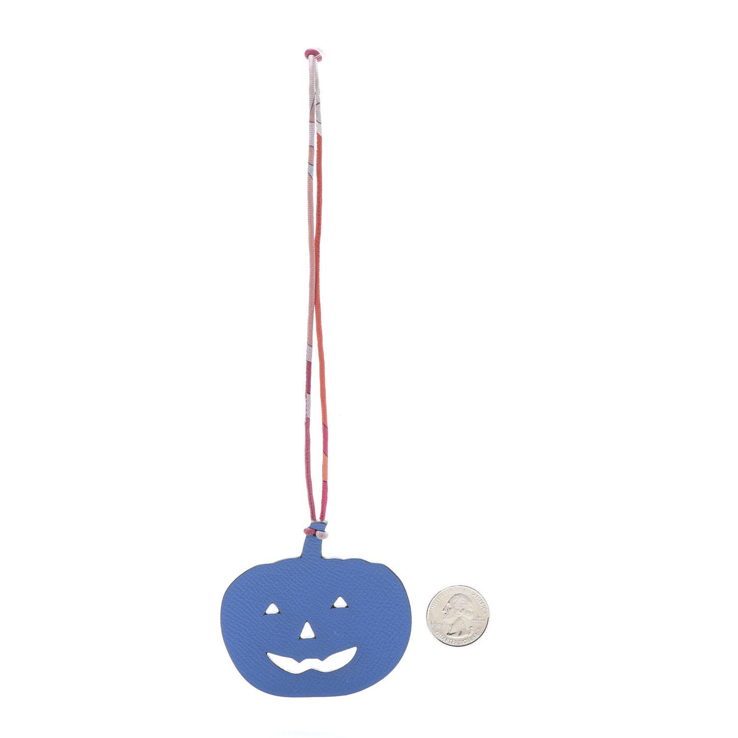 Epsom Togo Petit H Pumpkin Bag Charm
