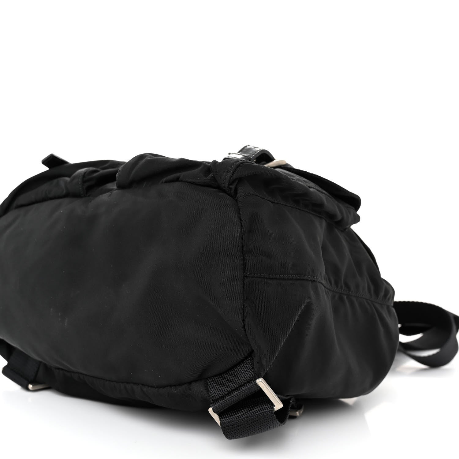 Prada Nylon Vela Medium Backpack Black 10 of 12