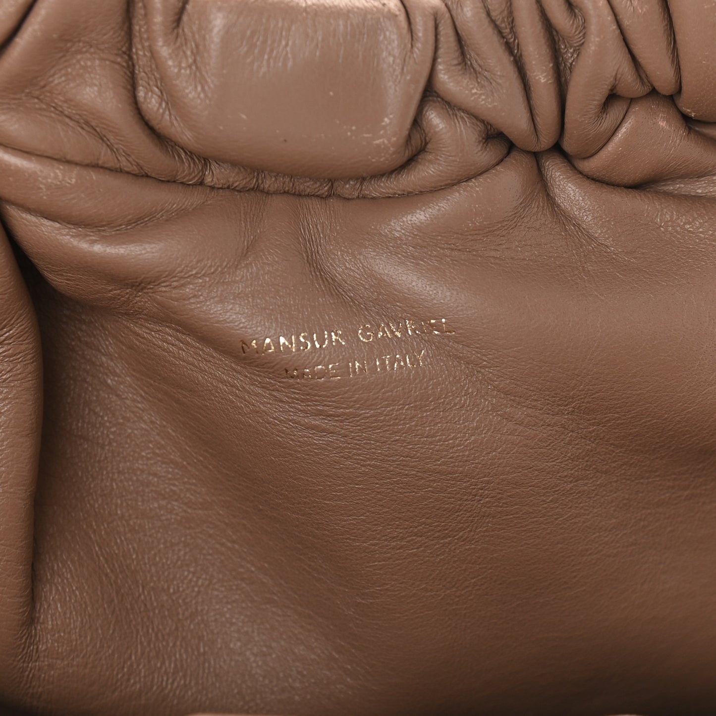 Lambskin Cloud Mini Clutch Biscotto