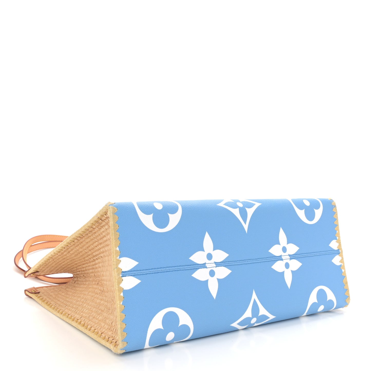 Monogram Giant Raffia Forte Dei Marmi By The Pool Onthego GM Blue
