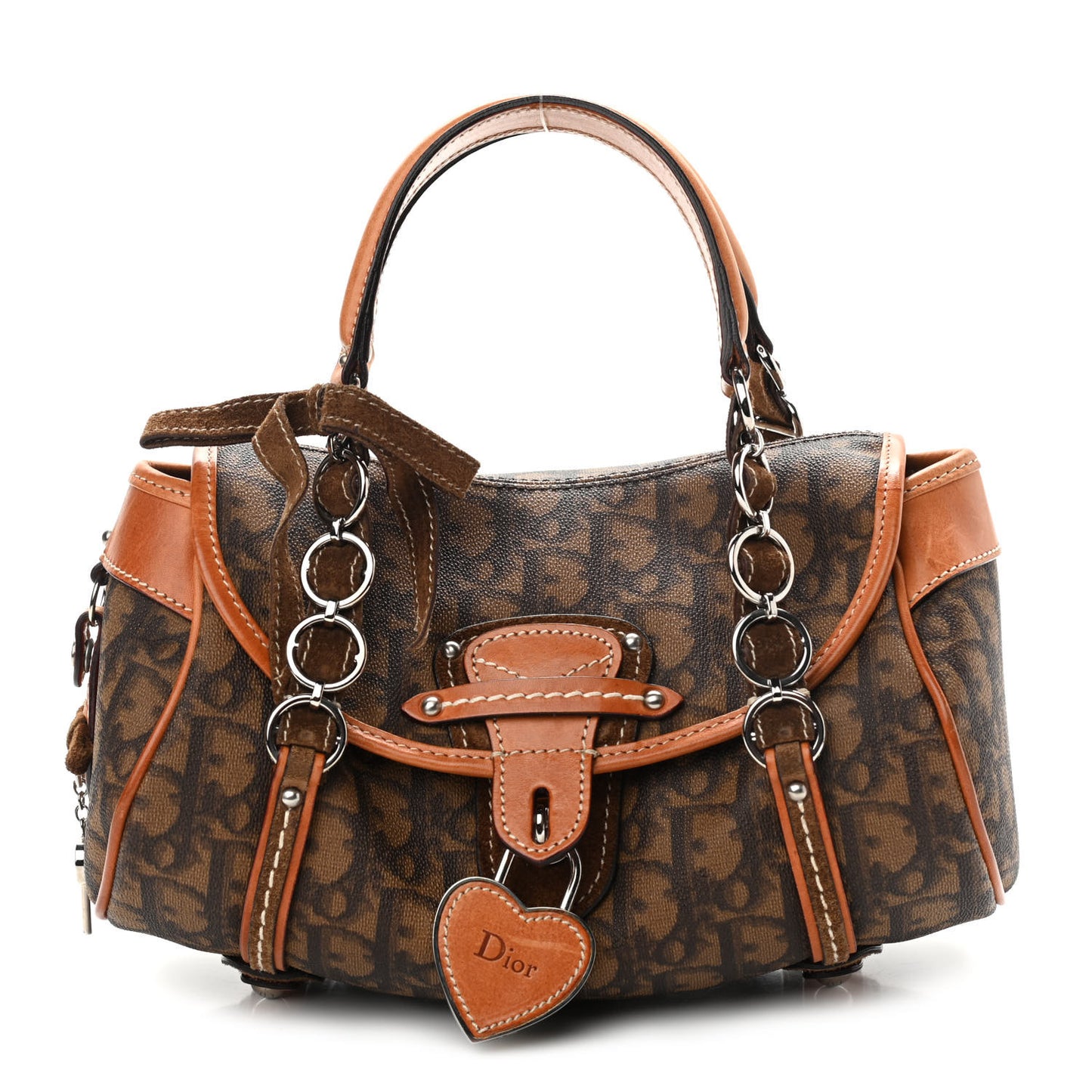 Monogram Romantique Trotter Flap Bag Brown
