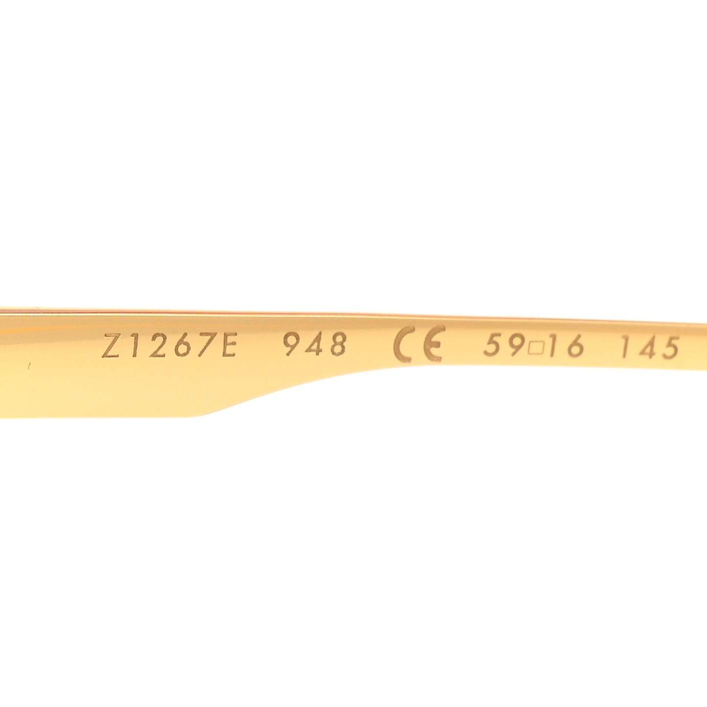Metal LV Ash Sunglasses Z1267E Gold