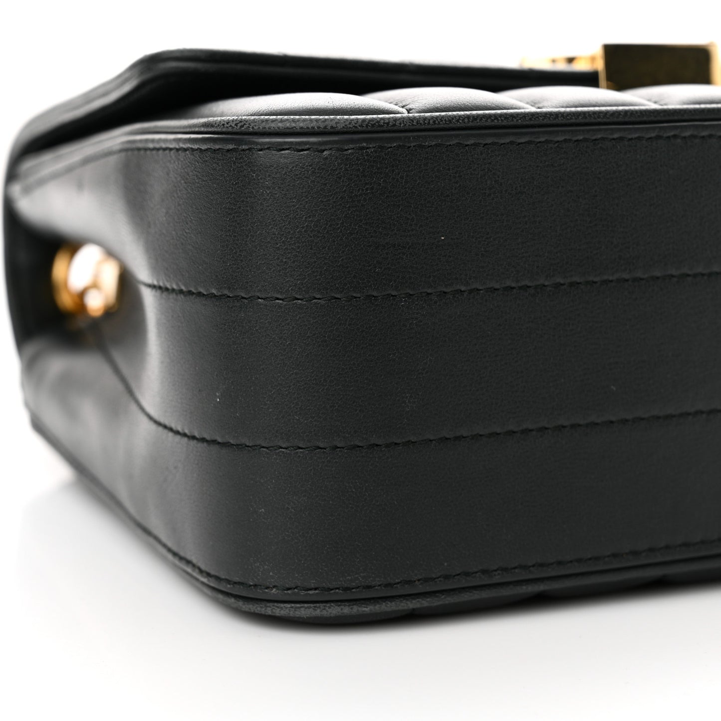 Lambskin Matelasse Monogram Medium Vicky Chain Bag Algae