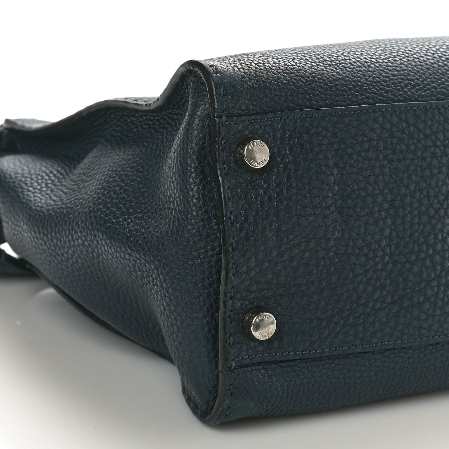 Cuoio Romano Selleria Bi-Color Large Mens Peekaboo Iconic Essential Satchel Lavagna Black