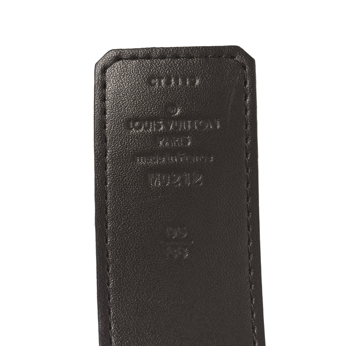 Damier Ebene 40mm LV Initiales 95 38 Belt