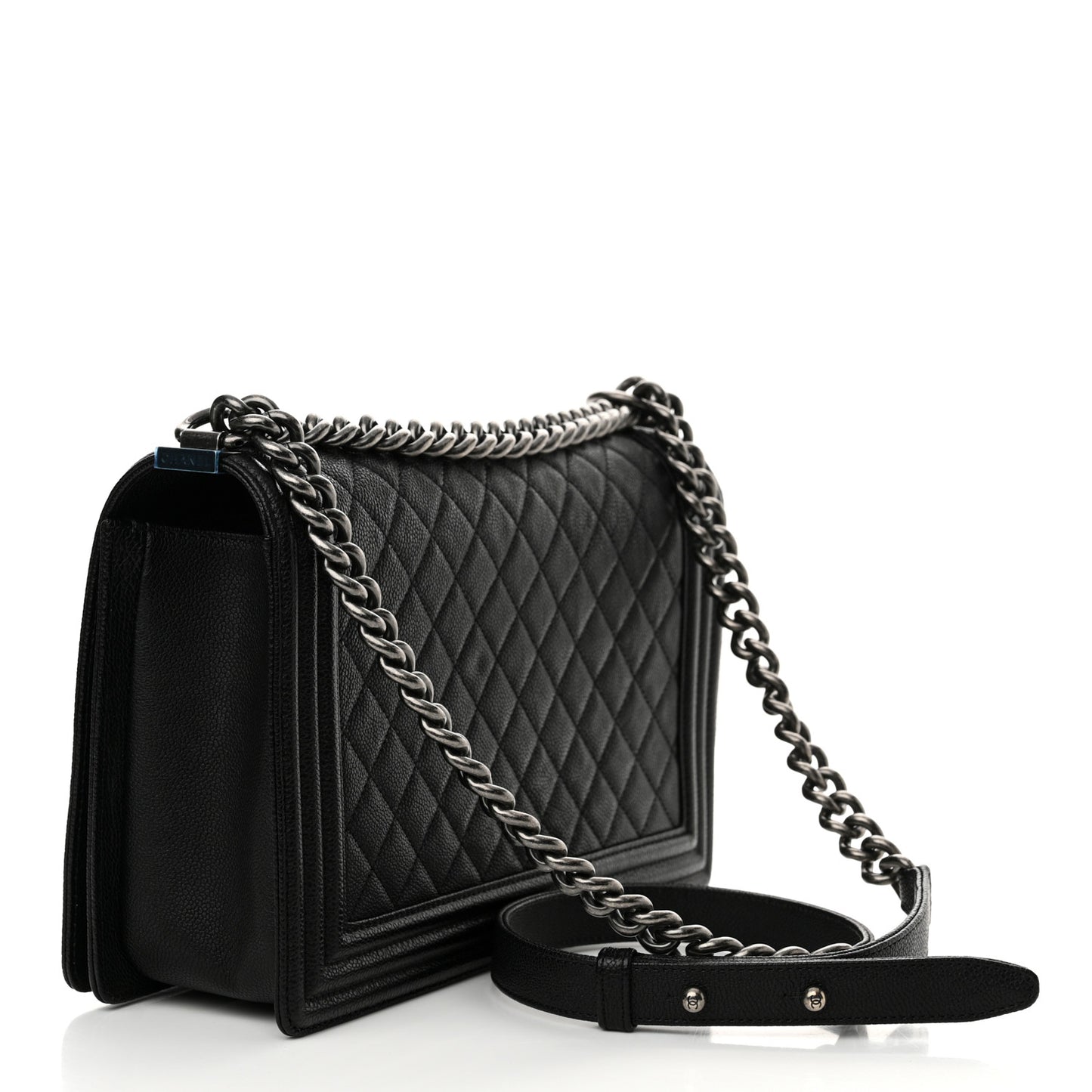 Caviar Quilted New Medium Boy Flap Black