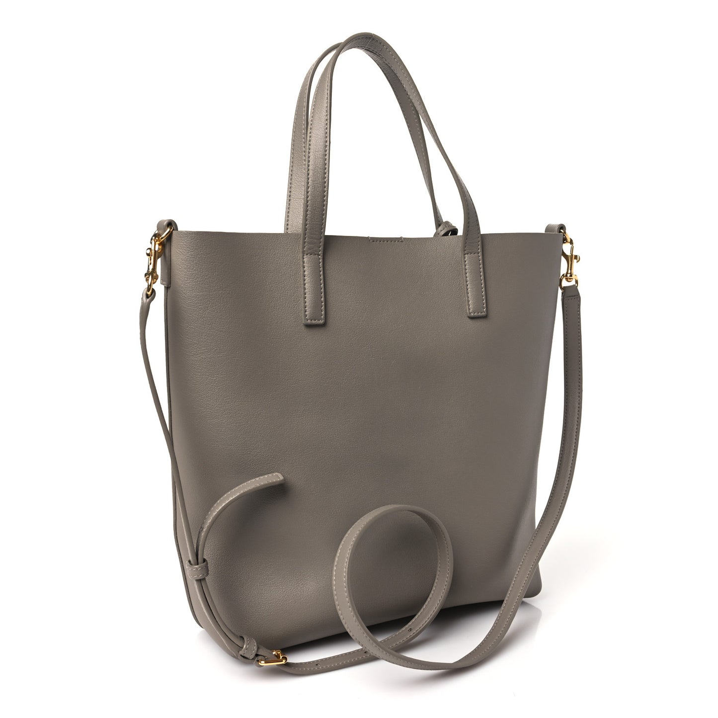 Calfskin Toy Shopping Tote Greyish Brown