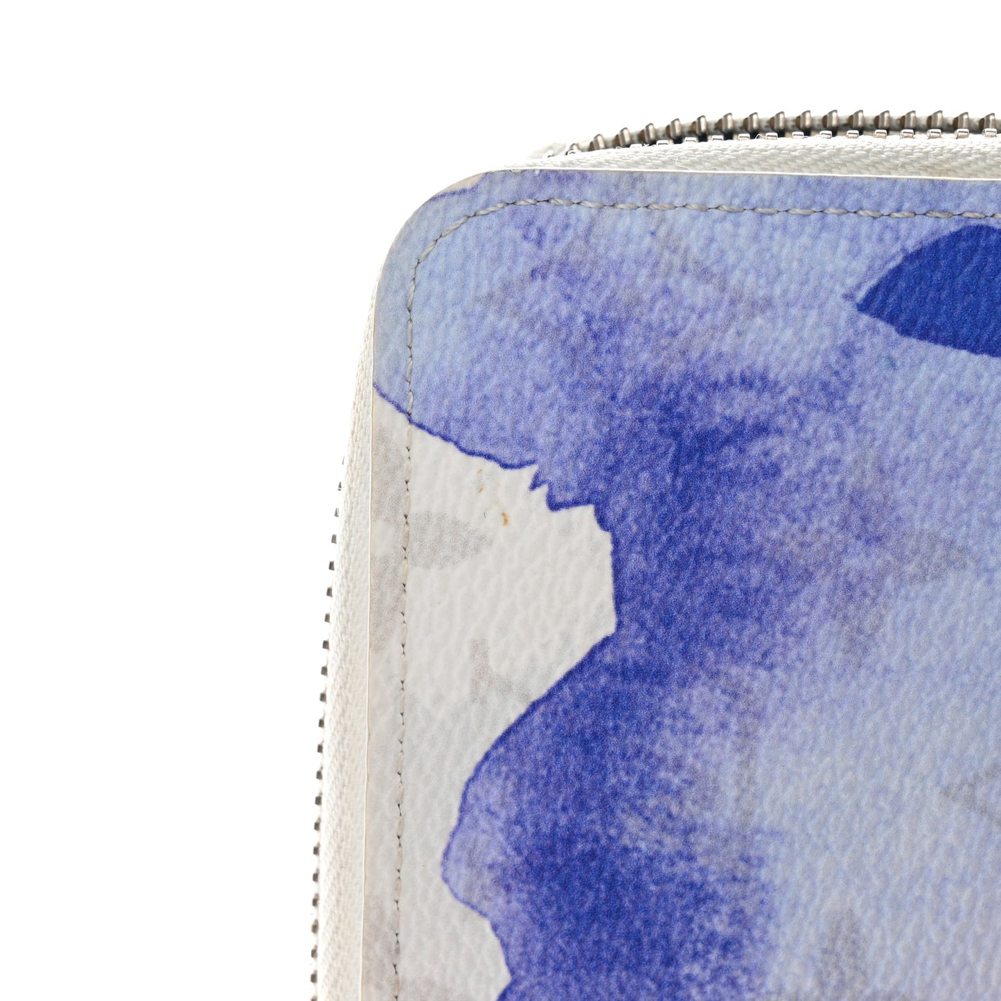 Monogram Watercolor Vertical Zippy Wallet