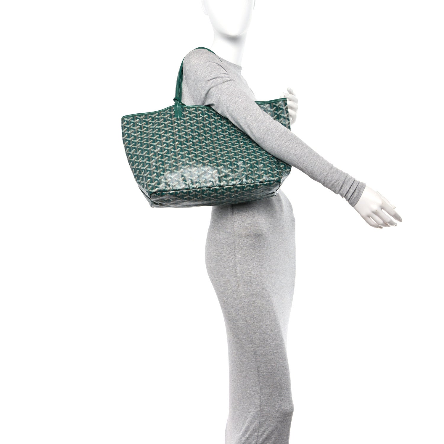 Goyard Goyardine Saint Louis PM Green 2 of 11