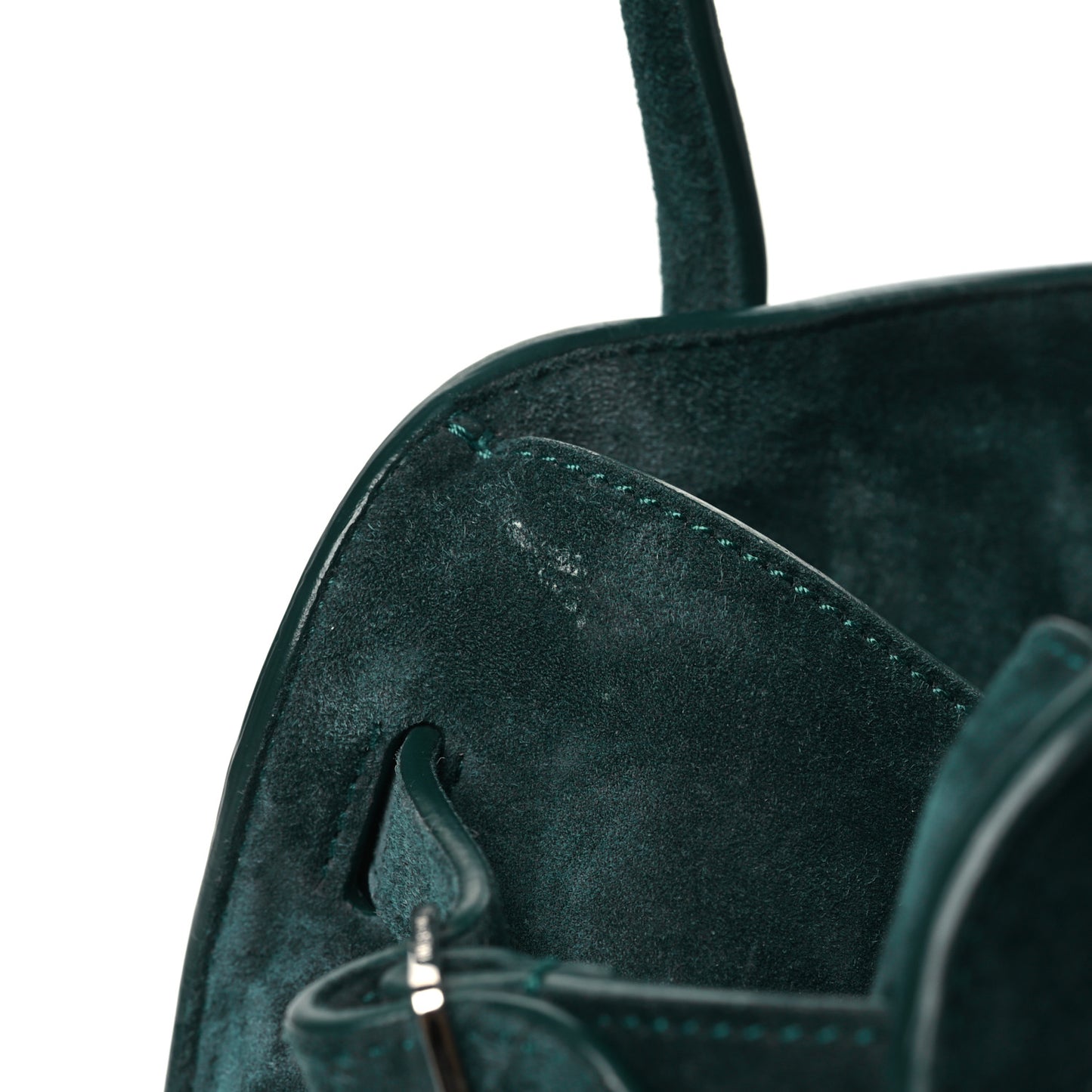 Suede Soft Margaux 10 Bag Teal Green