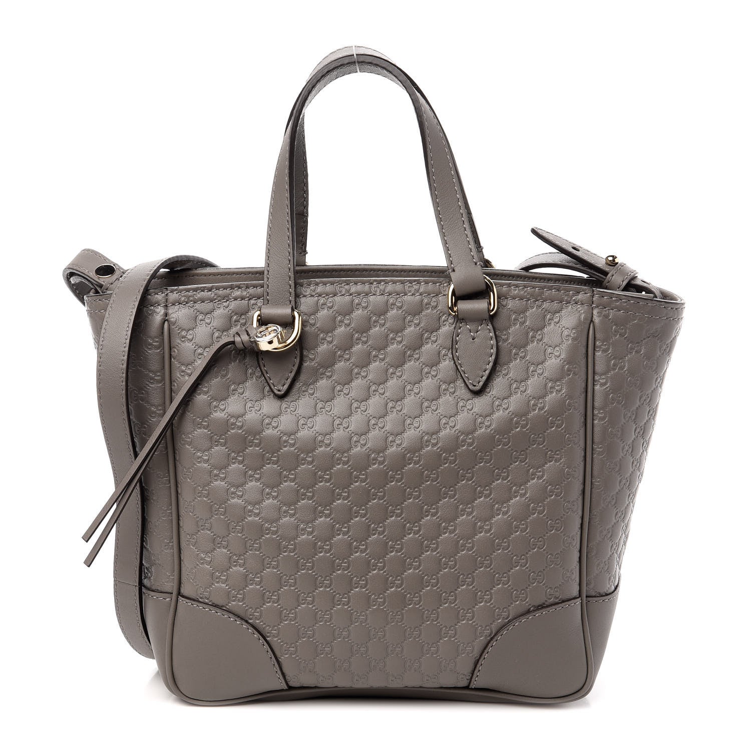 Gucci Microguccissima Small Bree Tote Graphite 732865 – FASHIONPHILE