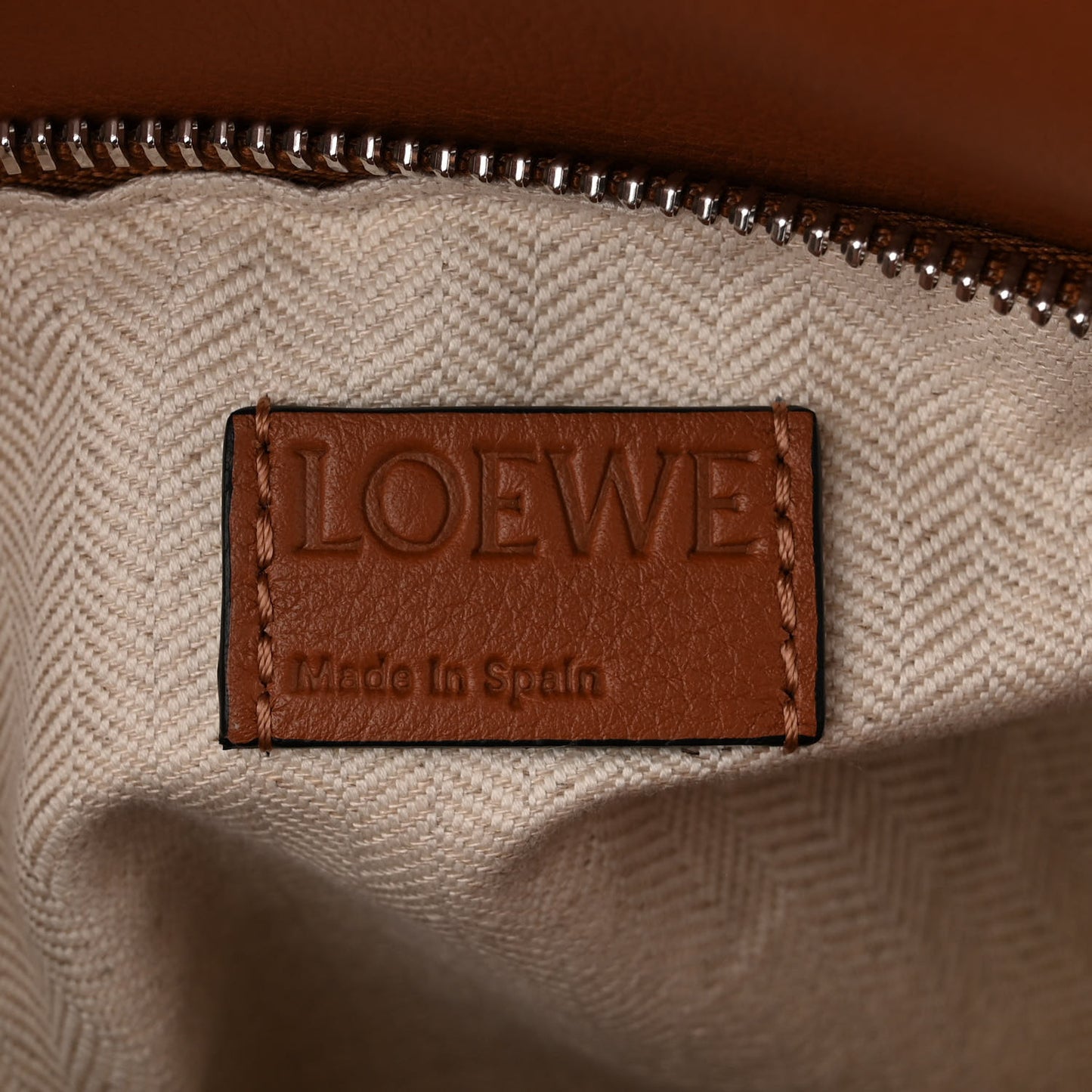 Calfskin Small Puzzle Bag Tan