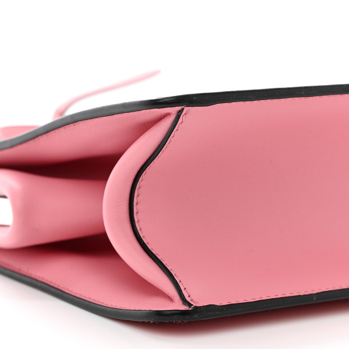Saffiano City Calf Light Frame Bag Pink