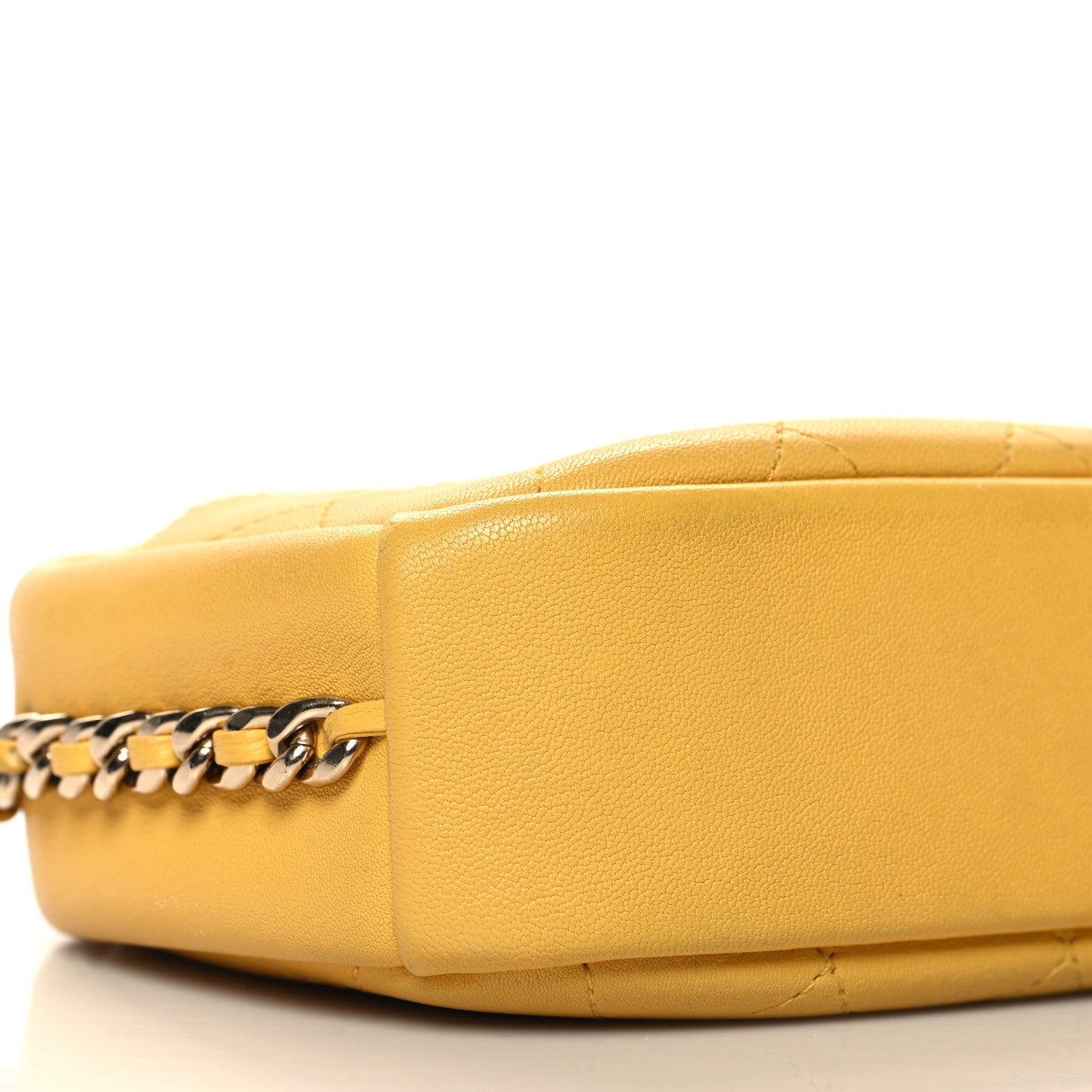 Chanel Goatskin Small Casual Trip Camera Case Yellow 9 of 12