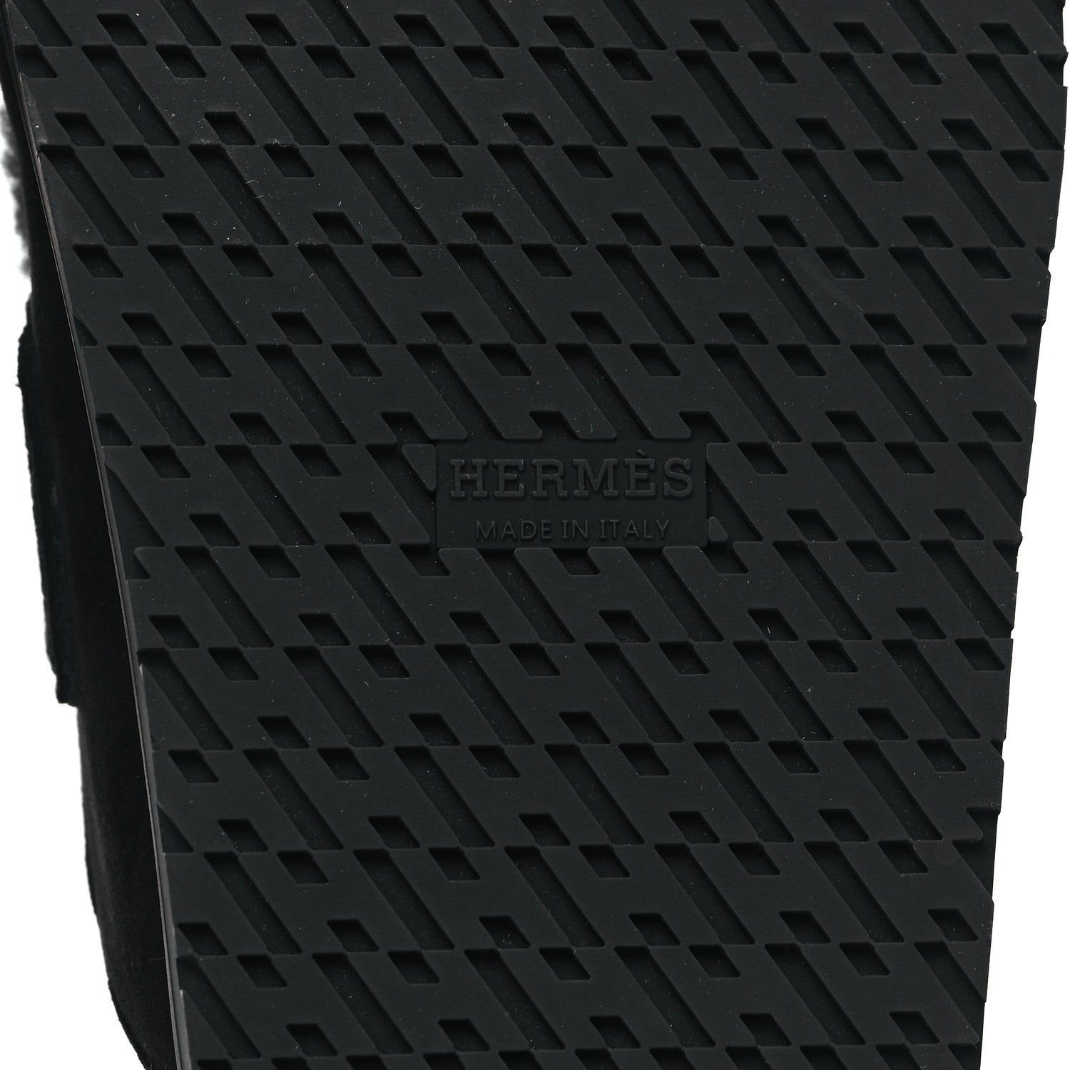 Hermes Suede Goatskin Shearling Go Mules 36 Black 7 of 9