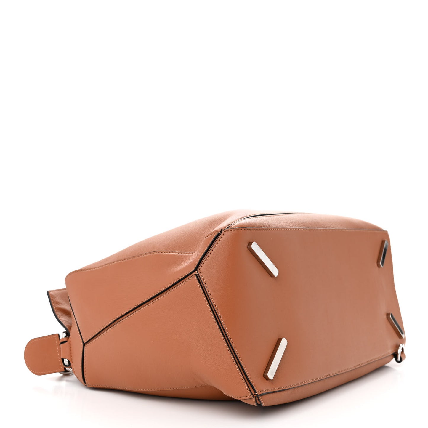 Calfskin Large Puzzle Bag Tan
