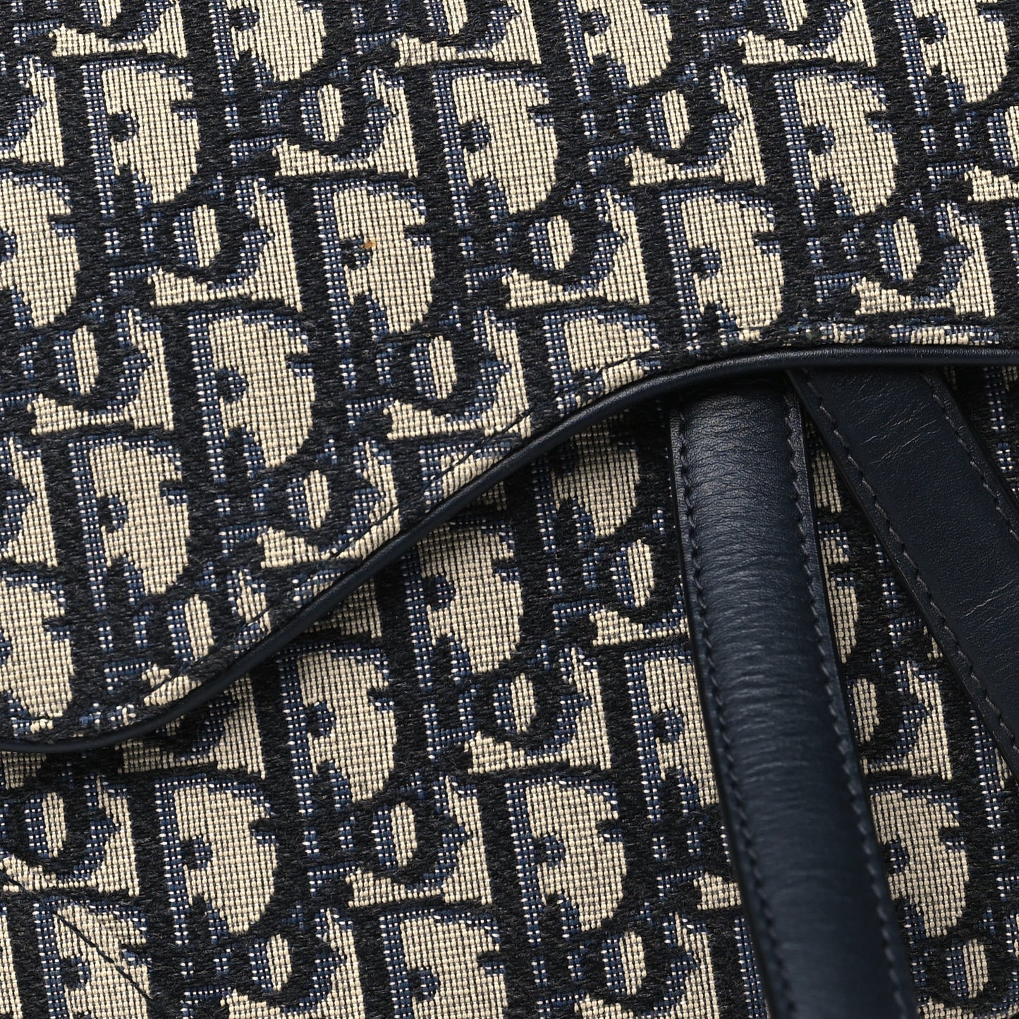 Oblique Saddle Bag Blue