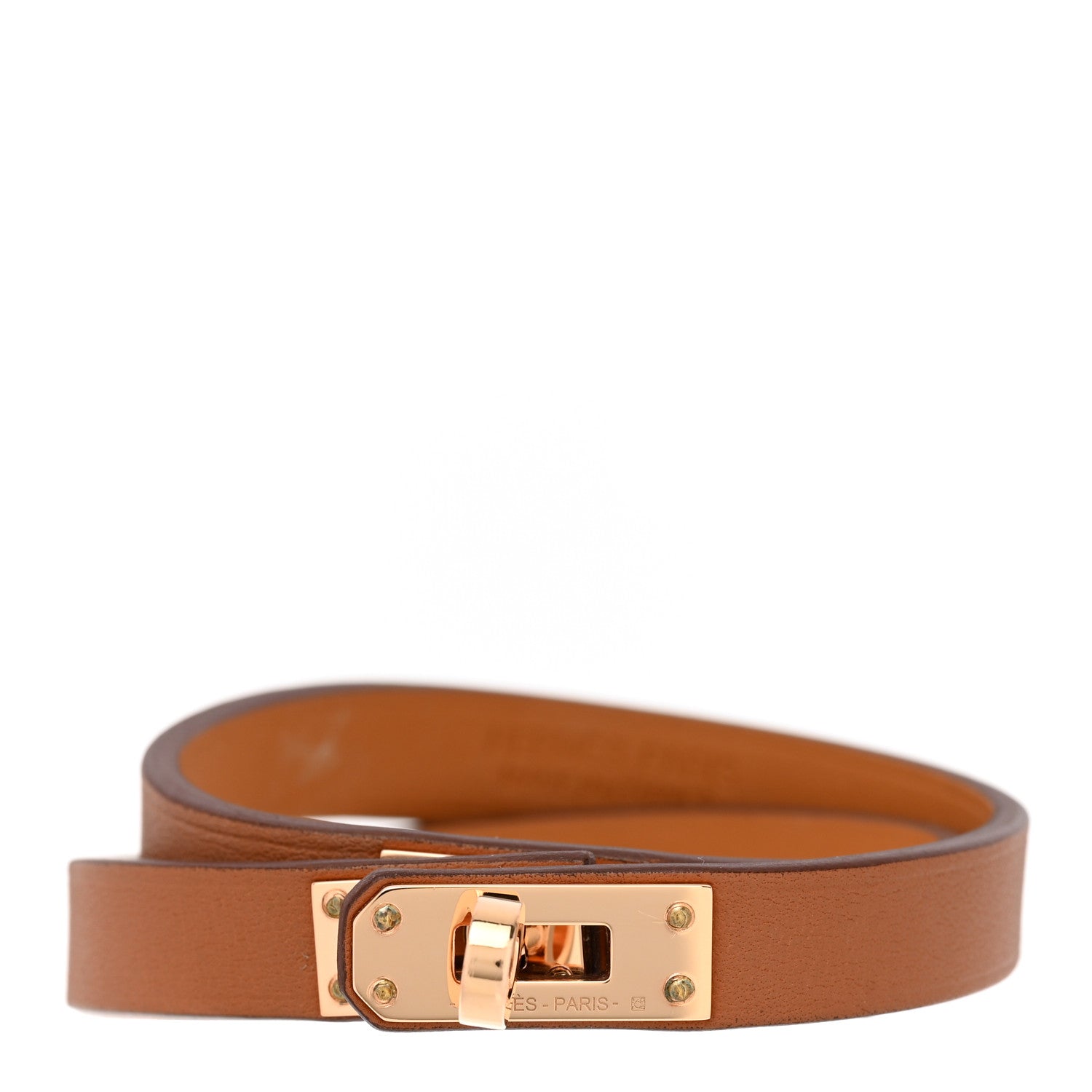 Hermes Swift Kelly Double Tour Bracelet T2 Gold 1 of 6