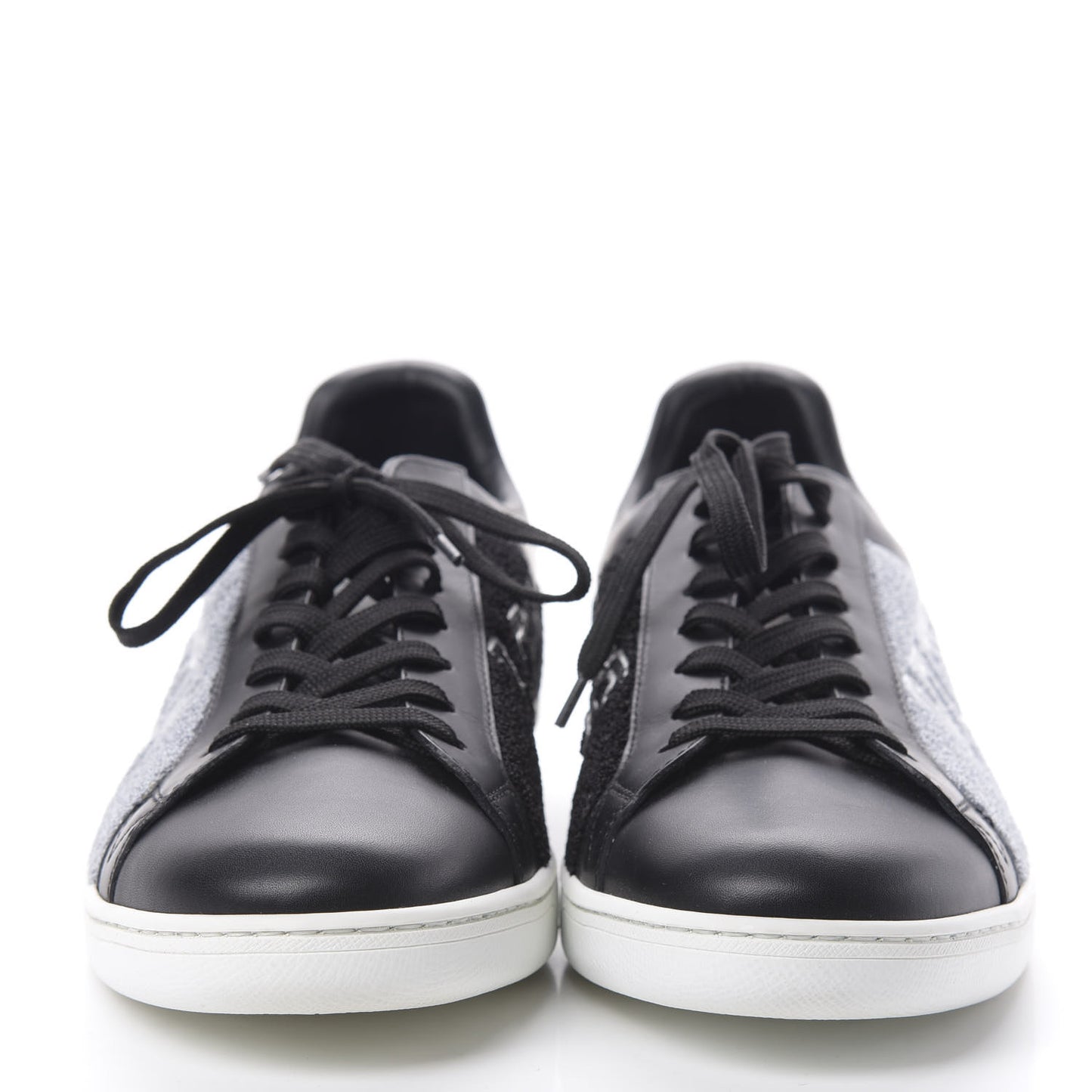 Calfskin Luxembourg Sneakers 10 Black Grey