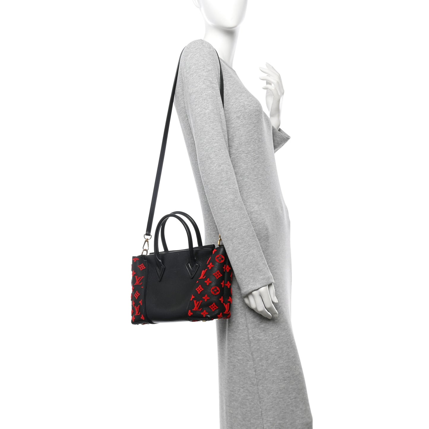 Veau Cachemire Tote W BB Black