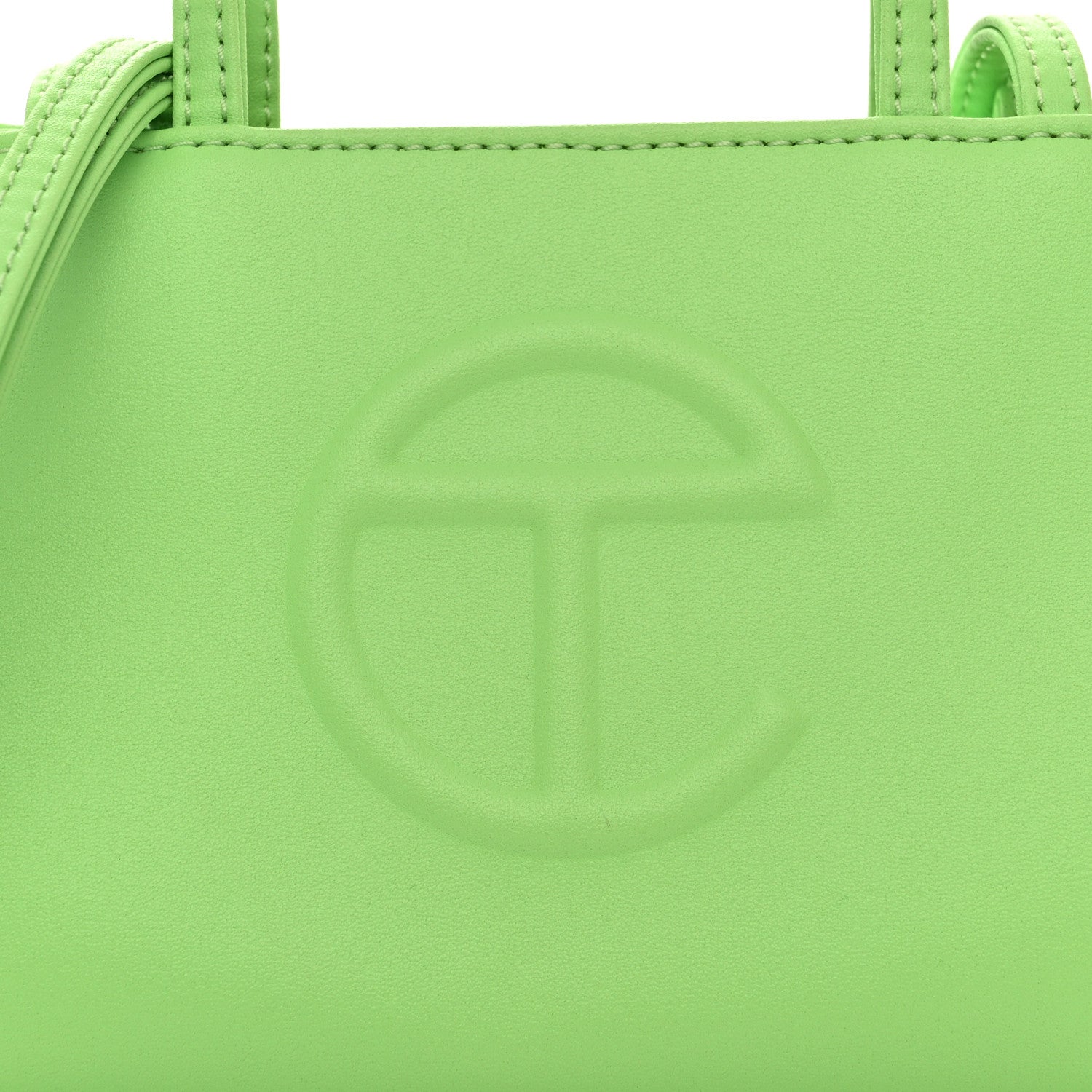Telfar Vegan Leather Small Shopping Bag Double Mint 5 of 11